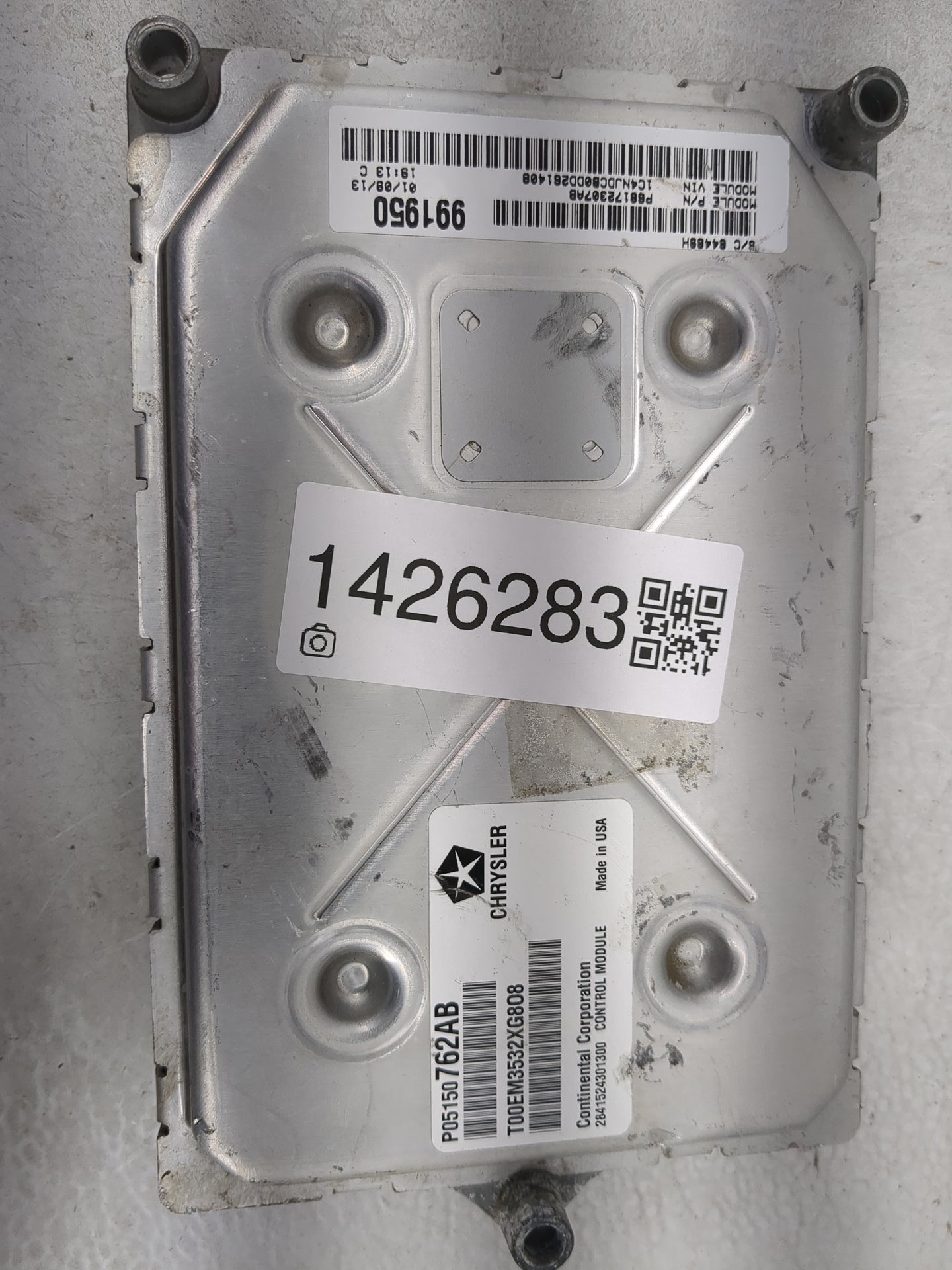 2013-2017 Jeep Compas PCM Engine Control Computer ECU ECM PCU OEM P/N:P05150762AB T00EM3532XG808 Fits OEM Used Auto Parts - 