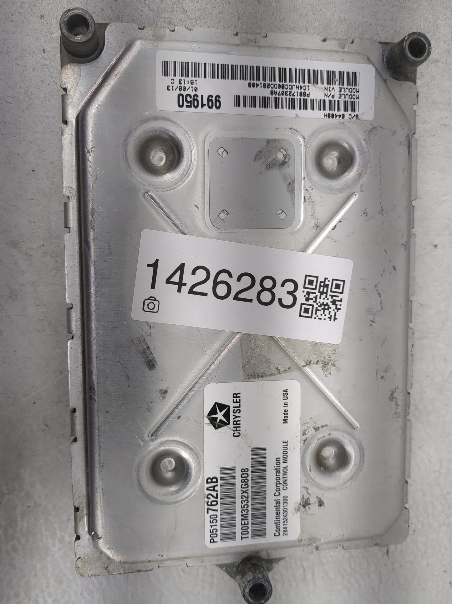 2013-2017 Jeep Compas PCM Engine Control Computer ECU ECM PCU OEM P/N:P05150762AB T00EM3532XG808 Fits OEM Used Auto Parts - 