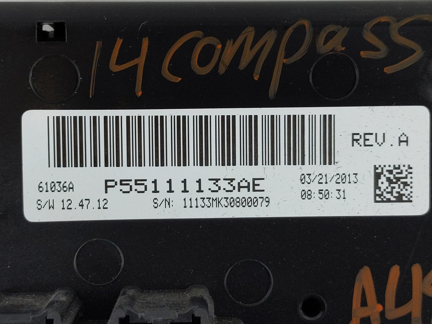 2013 Jeep Compass Climate Control Module Temperature AC/Heater Replacement P/N:P55111133AE Fits Fits 2011 2012 2014 2015 201