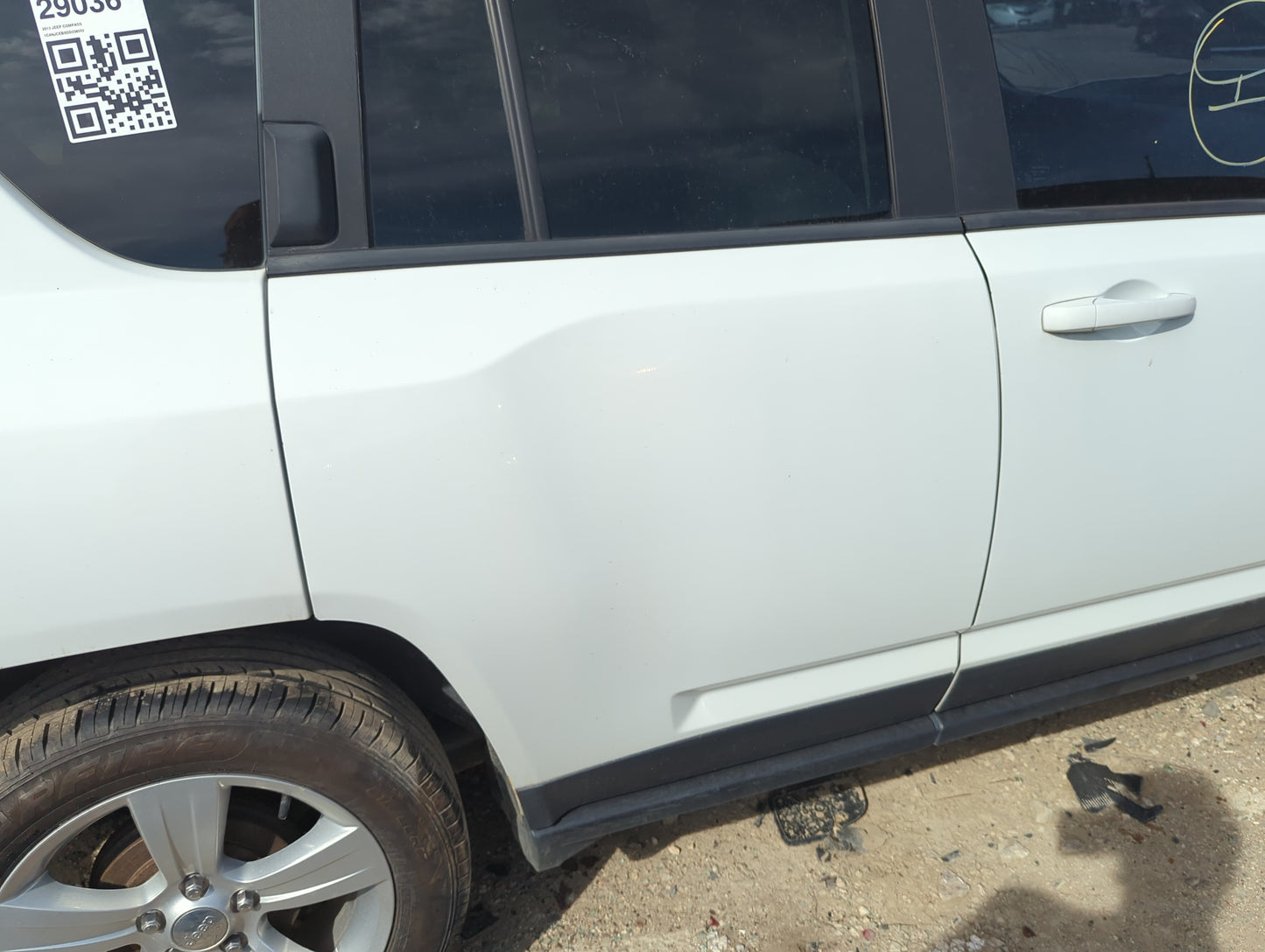 2011-2017 Jeep Compass Passenger Rear Door Oem - Oemusedautoparts1.com