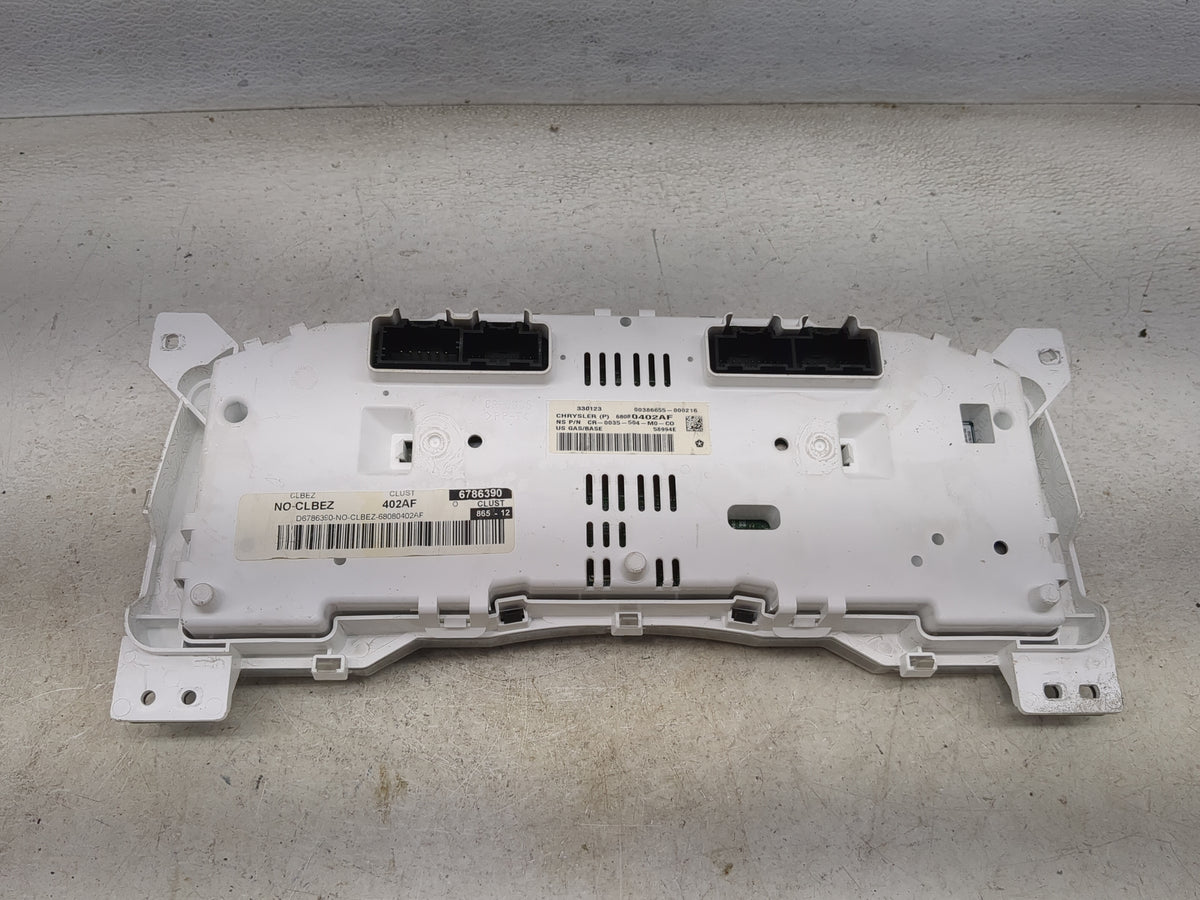 2011-2013 Jeep Compass Instrument Cluster Speedometer Gauges P/N:68080402AF Miles:119K Fits Fits 2011 2012 2013 OEM Used Aut