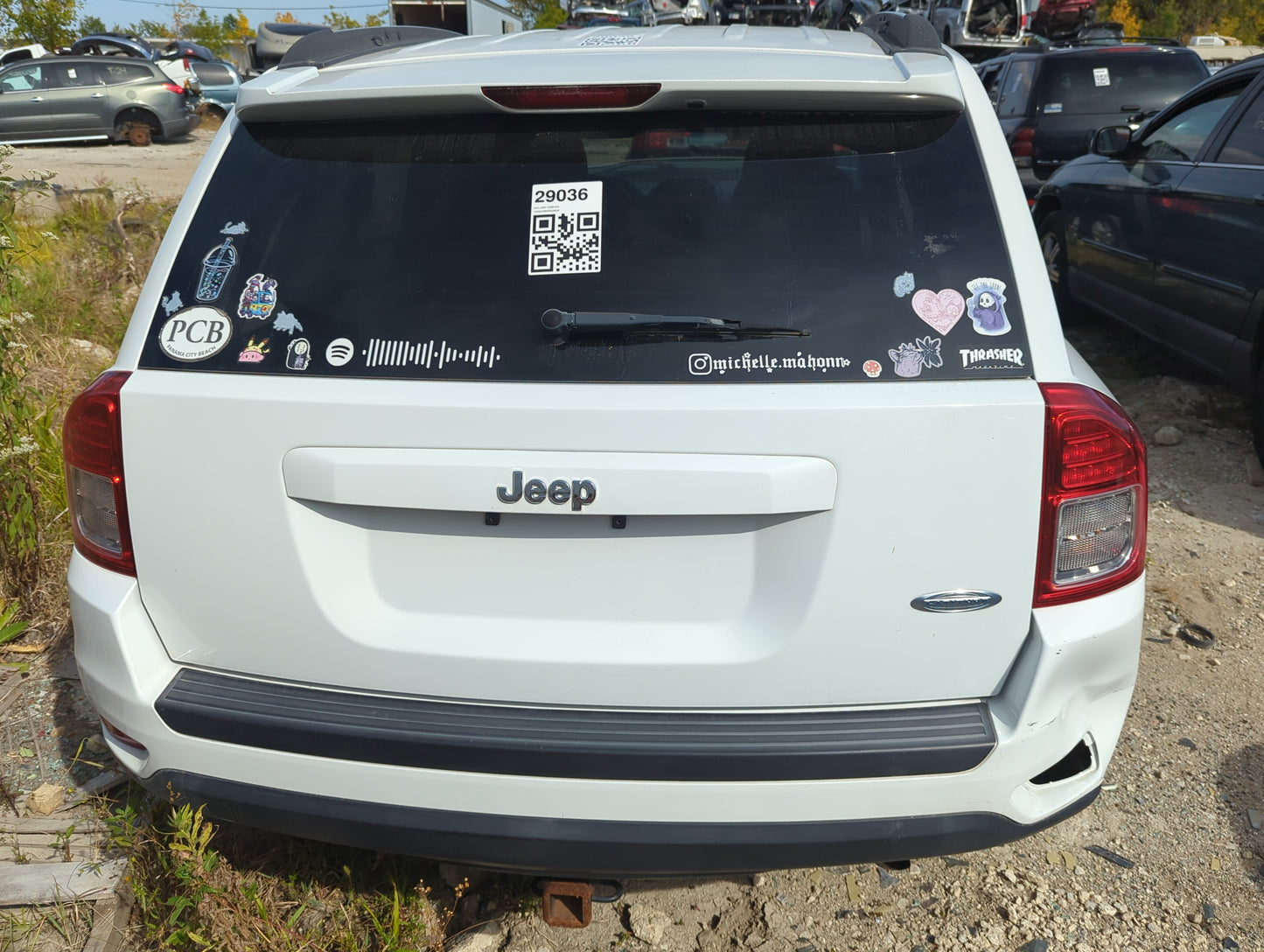 2007-2017 Jeep Compass Trunk/decklid/hatch/tailgate Oem - Oemusedautoparts1.com