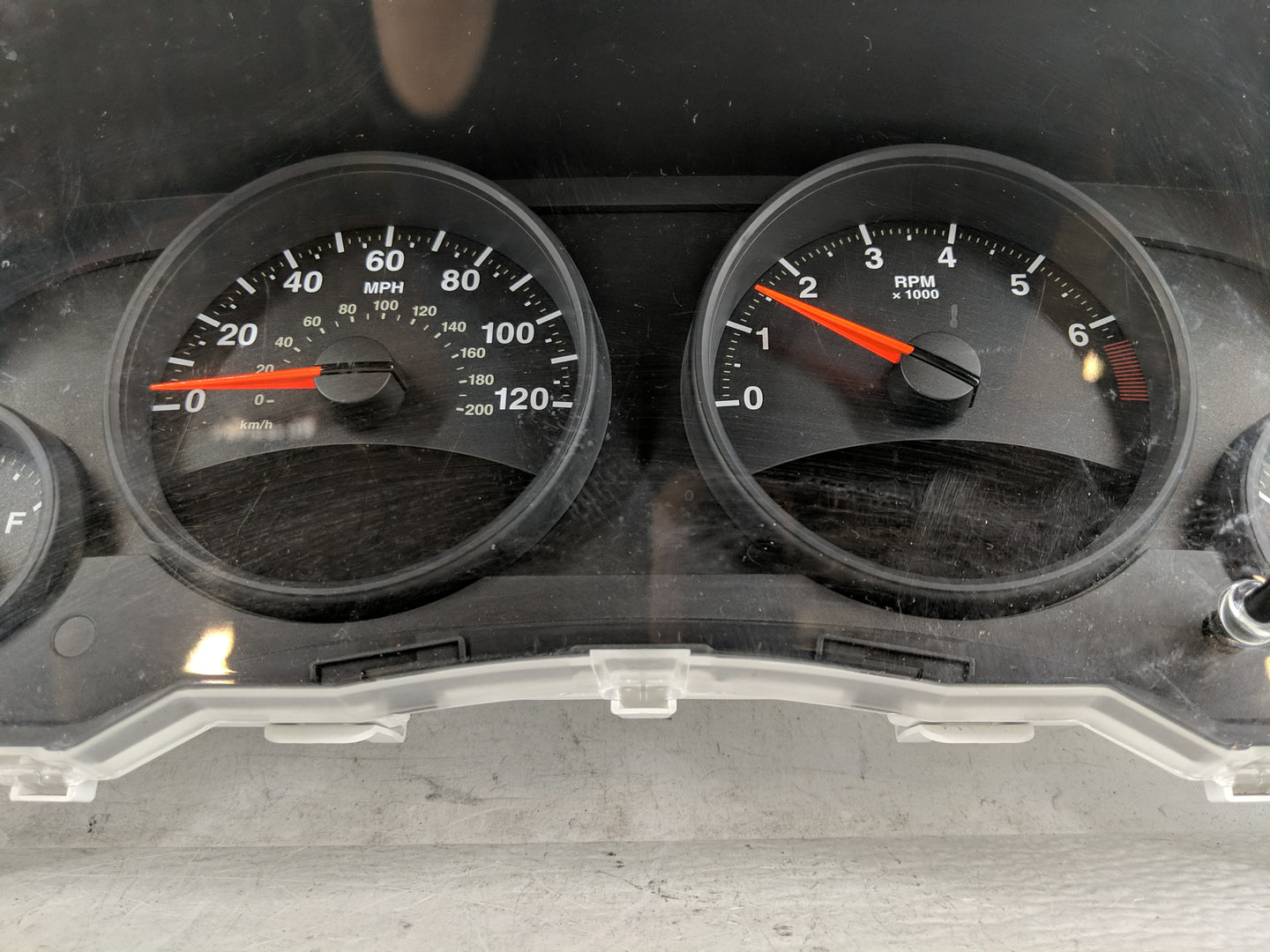 2011-2013 Jeep Compass Instrument Cluster Speedometer Gauges P/N:68080402AF Fits Fits 2011 2012 2013 OEM Used Auto Parts - O
