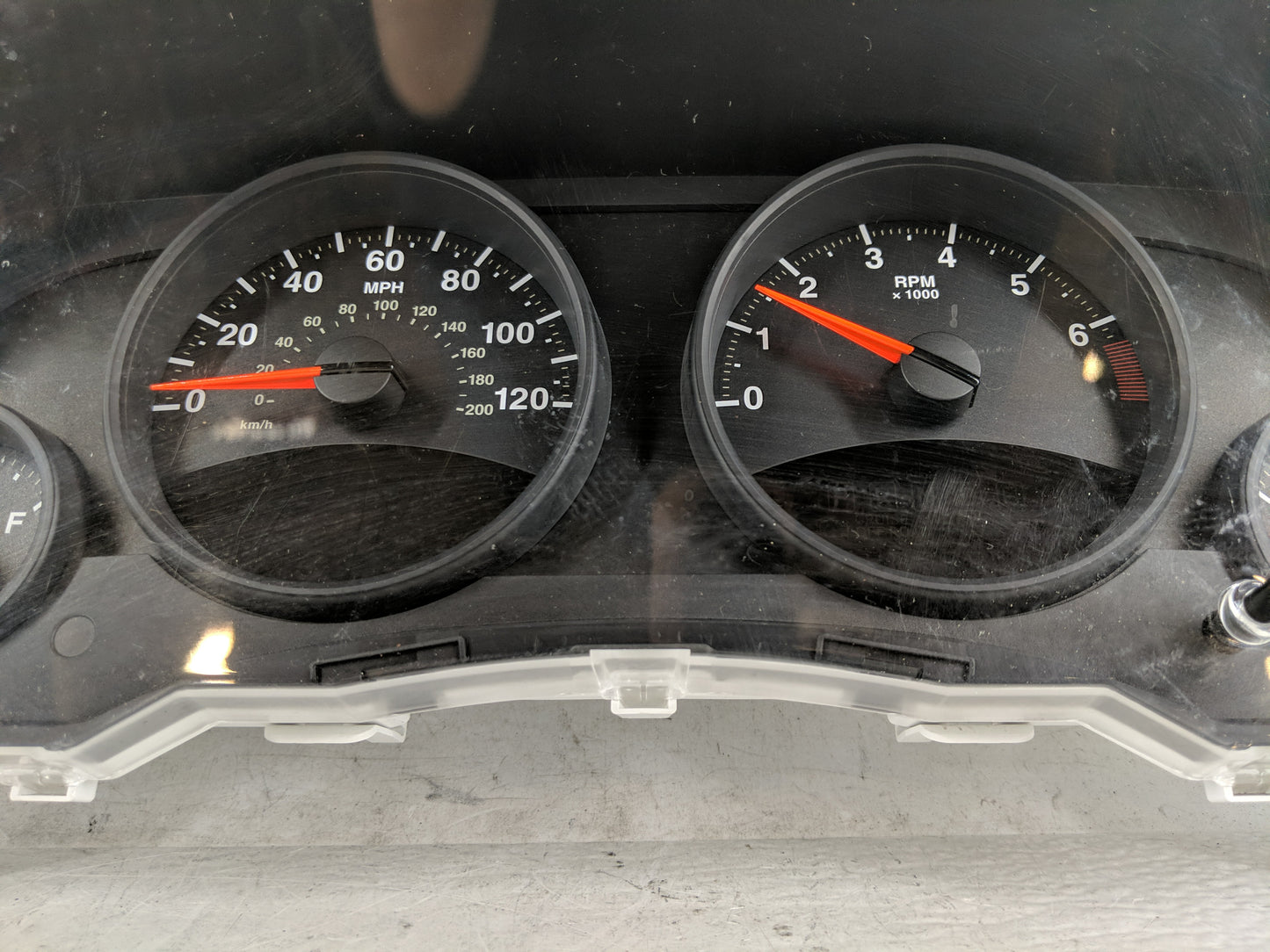 2011-2013 Jeep Compass Instrument Cluster Speedometer Gauges P/N:68080402AF Fits Fits 2011 2012 2013 OEM Used Auto Parts - O