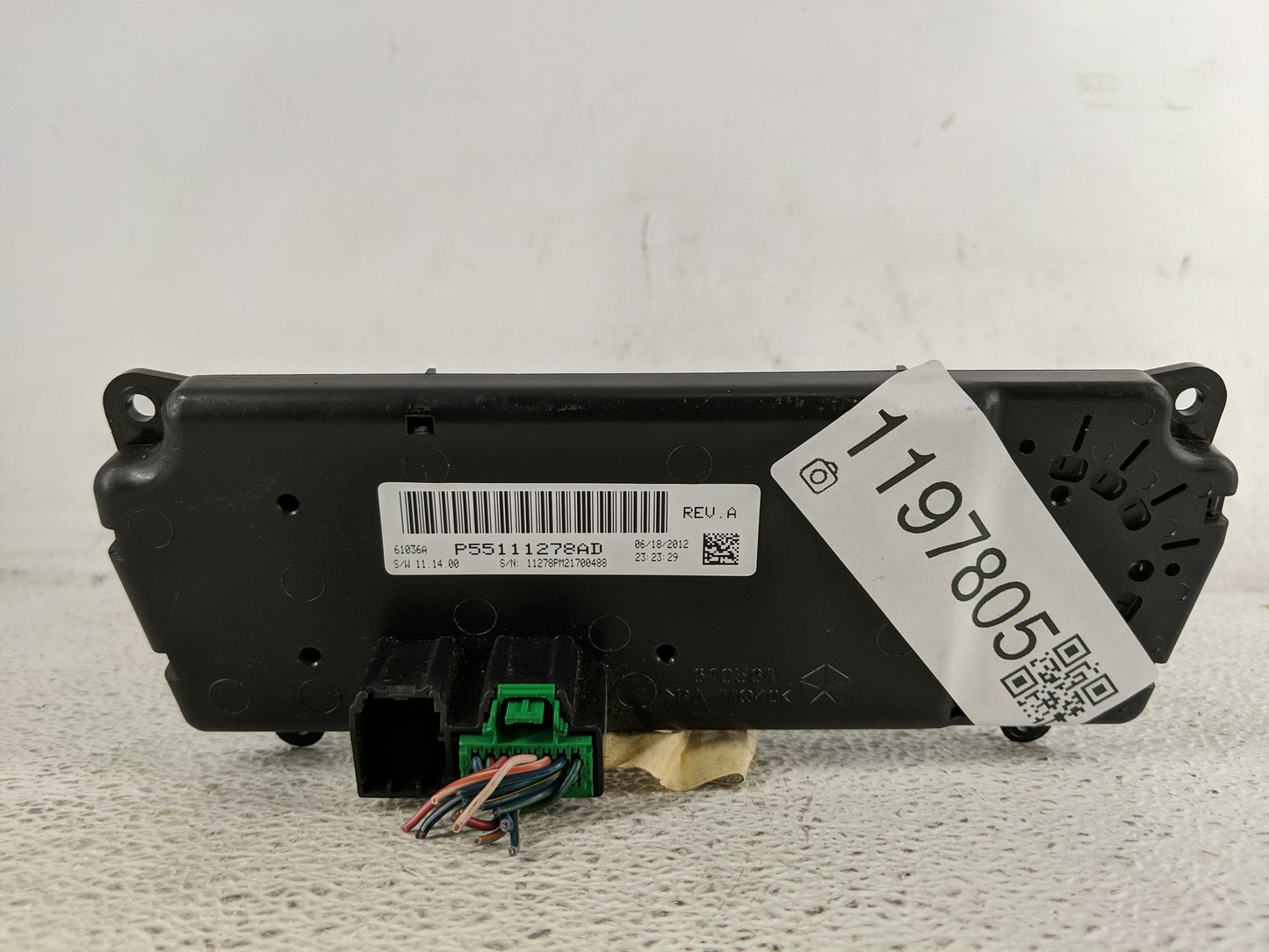 2013 Jeep Compass Climate Control Module Temperature AC/Heater Replacement P/N:P55111278AD Fits Fits 2011 2012 2014 2015 201