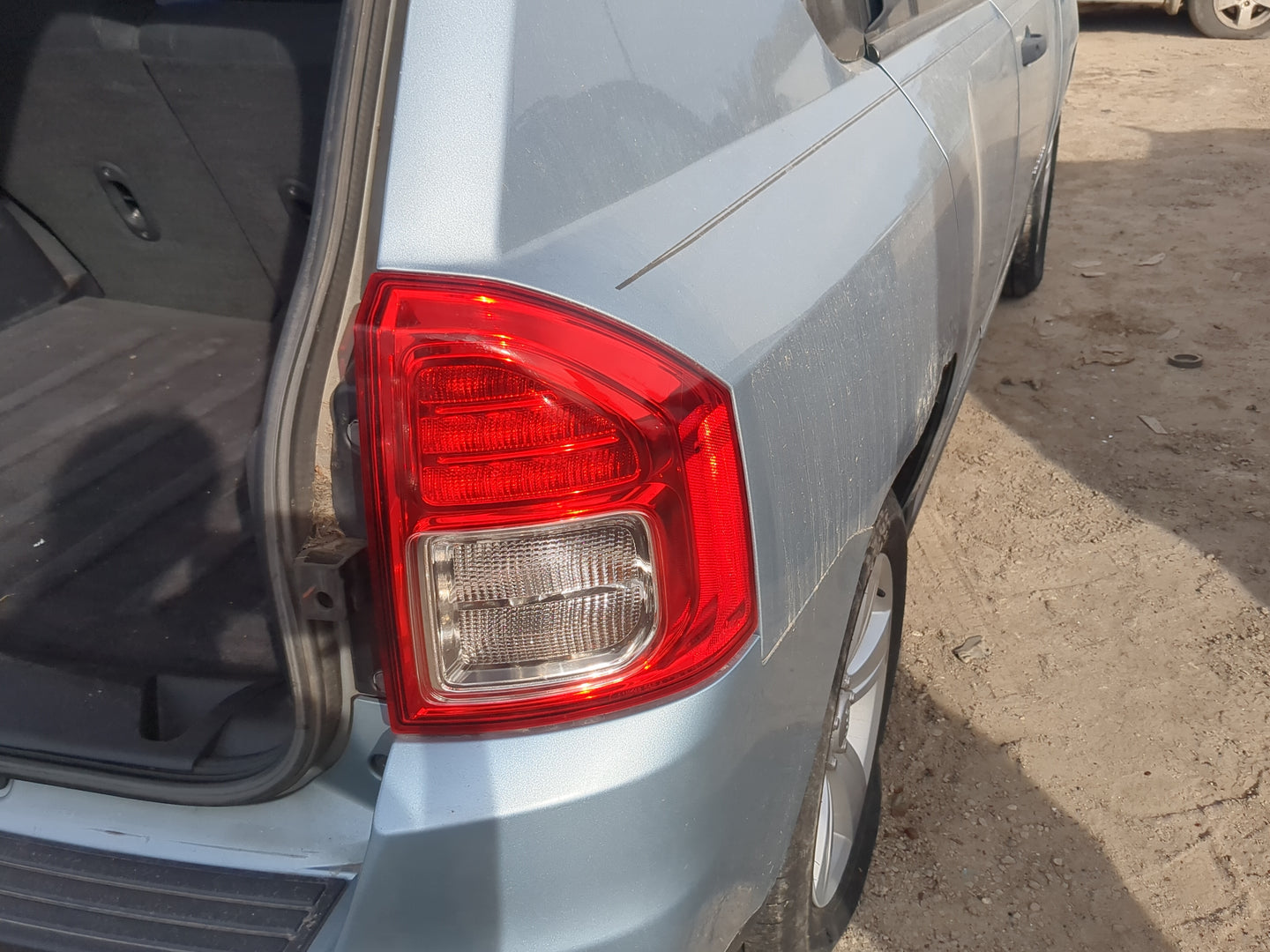 2011-2013 Jeep Compass Tail Light Assembly Passenger Right OEM Fits Fits 2011 2012 2013 OEM Used Auto Parts - Oemusedautopar