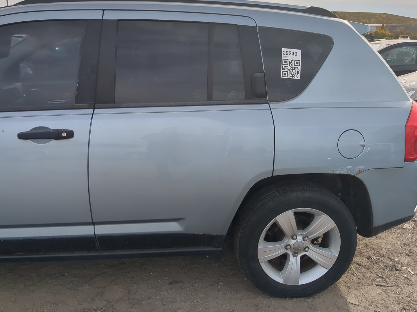 2011-2017 Jeep Compass Driver Rear Door Oem - Oemusedautoparts1.com