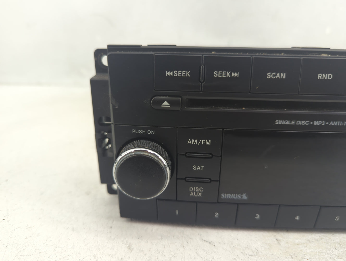 2013 Jeep Compass Radio AM FM Cd Player Receiver Replacement P/N:P05091163AC Fits Fits 2014 2015 2016 2017 OEM Used Auto Par