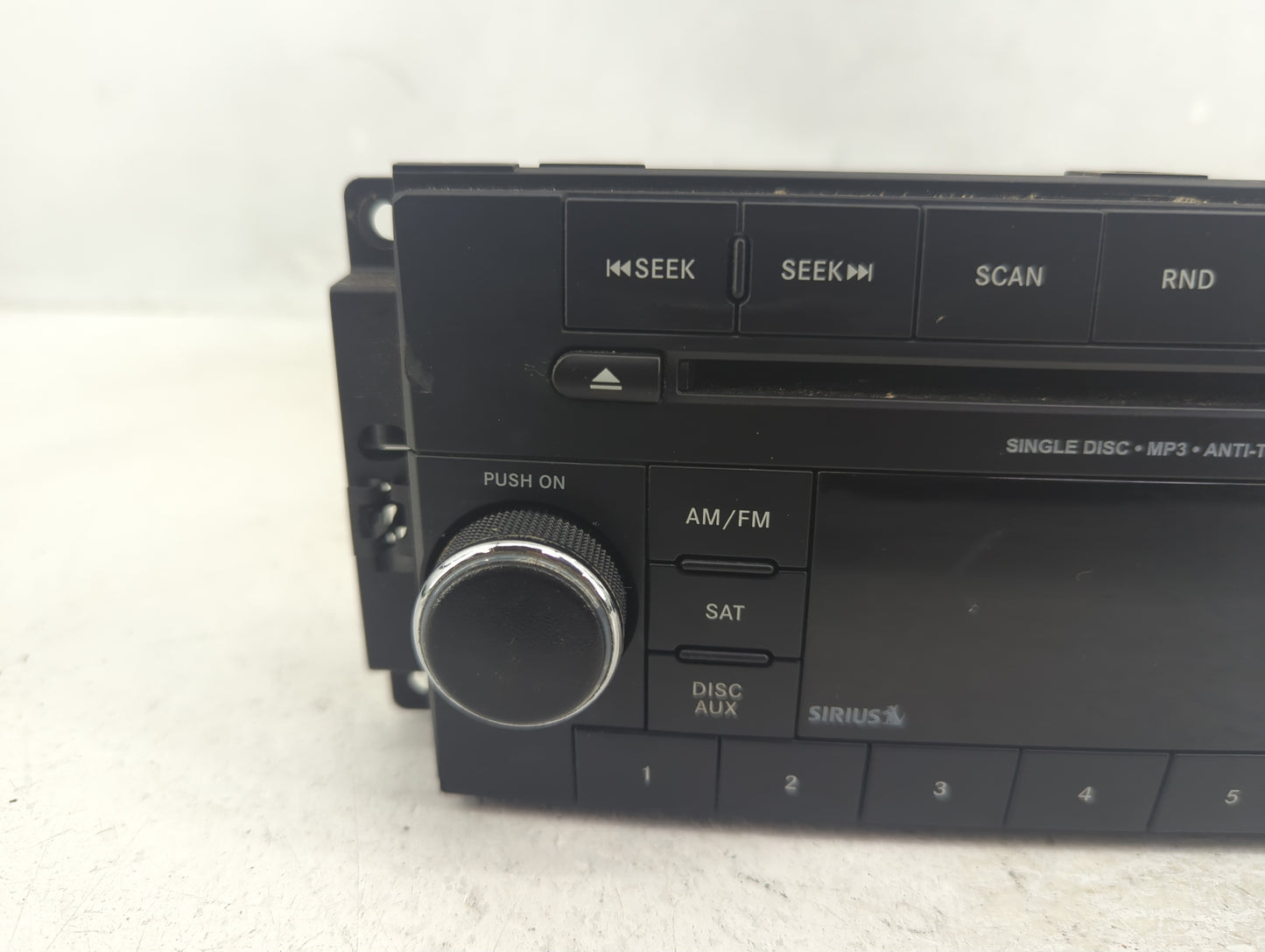 2013 Jeep Compass Radio AM FM Cd Player Receiver Replacement P/N:P05091163AC Fits Fits 2014 2015 2016 2017 OEM Used Auto Par