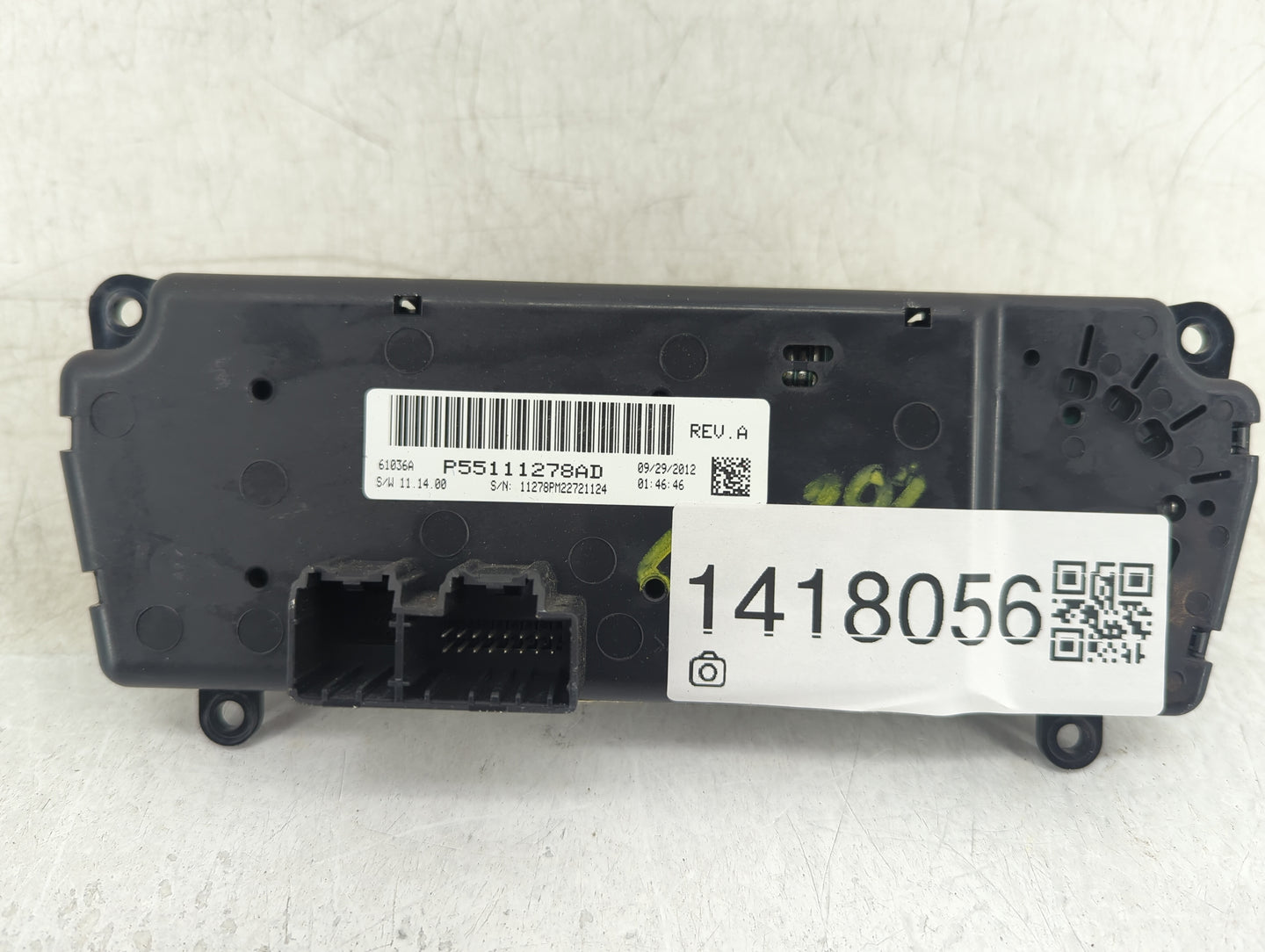 2013 Jeep Compass Climate Control Module Temperature AC/Heater Replacement P/N:P55111278AD Fits Fits 2011 2012 2014 2015 201