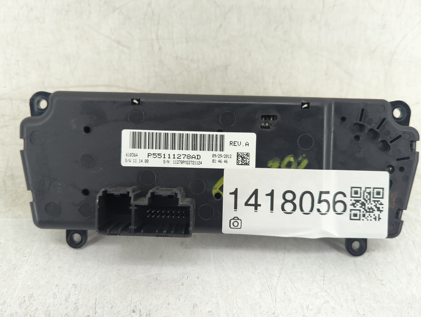 2013 Jeep Compass Climate Control Module Temperature AC/Heater Replacement P/N:P55111278AD Fits Fits 2011 2012 2014 2015 201