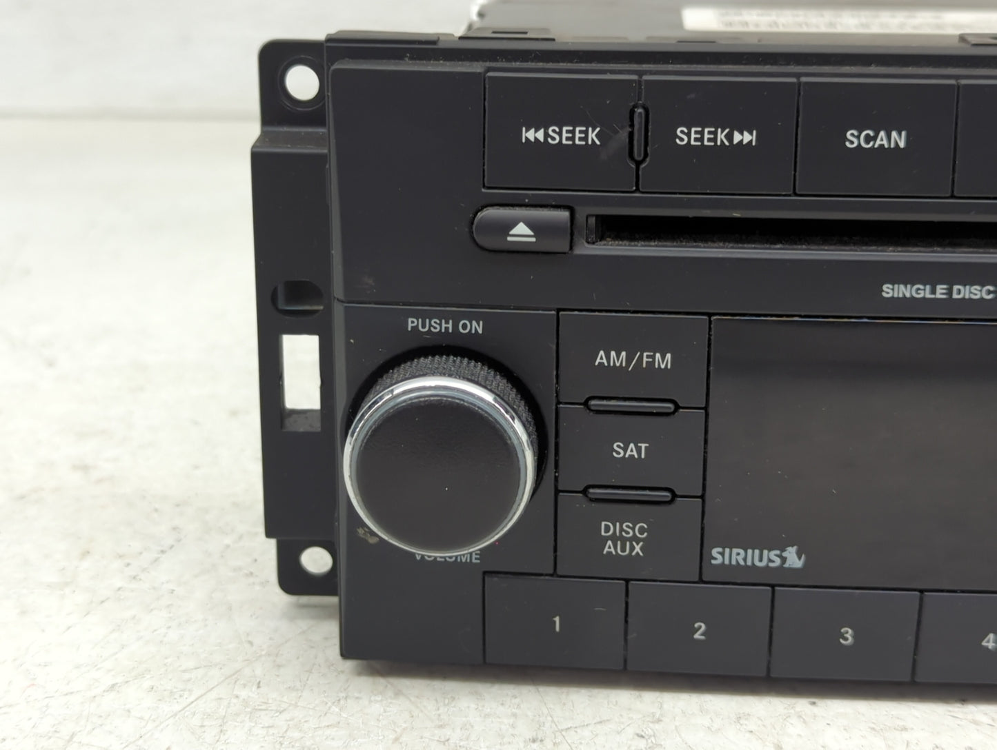 2013 Jeep Compass Radio AM FM Cd Player Receiver Replacement P/N:P05091163AC Fits Fits 2014 2015 2016 2017 OEM Used Auto Par