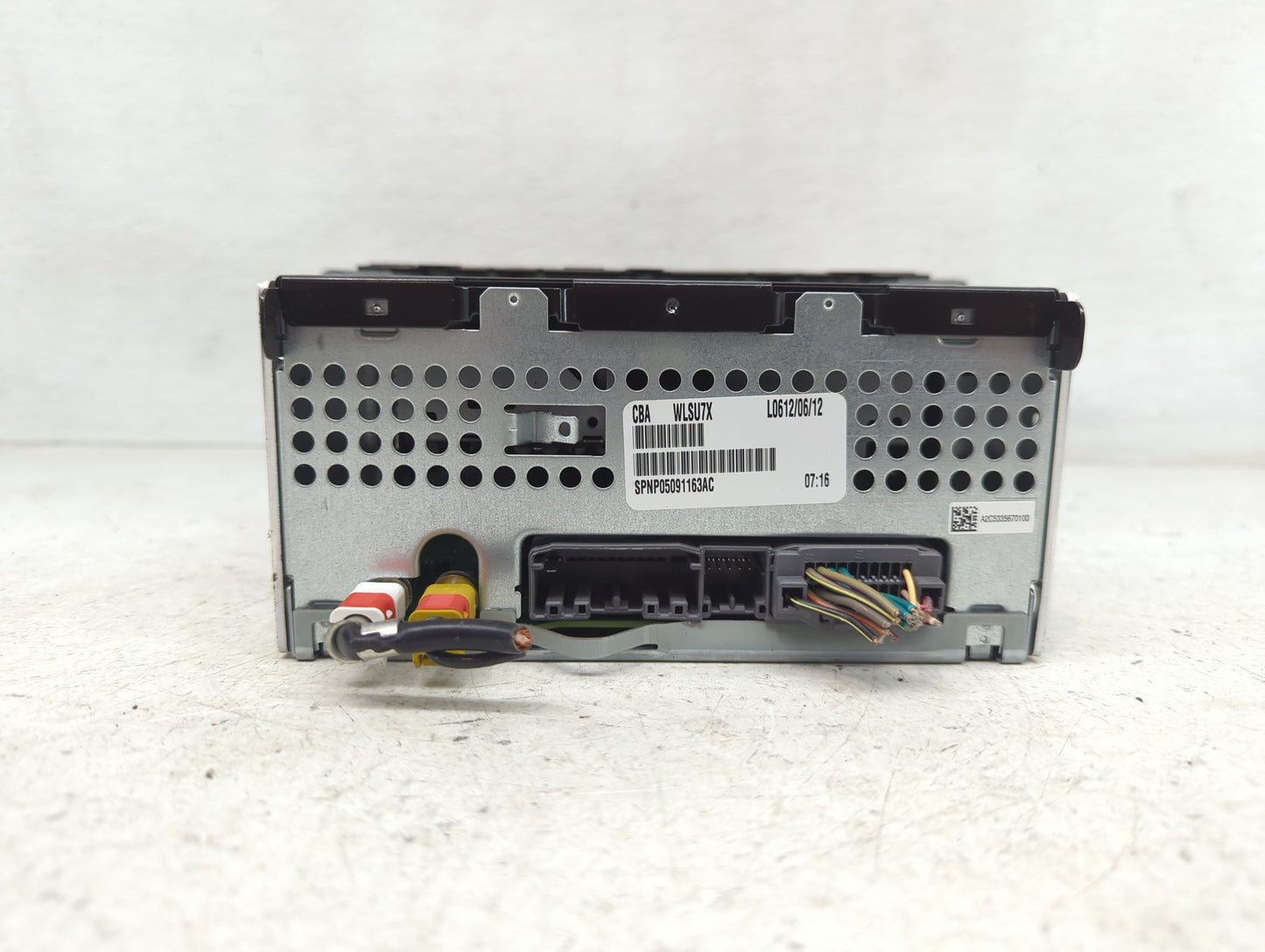 2013 Jeep Compass Radio AM FM Cd Player Receiver Replacement P/N:P05091163AC Fits Fits 2014 2015 2016 2017 OEM Used Auto Par