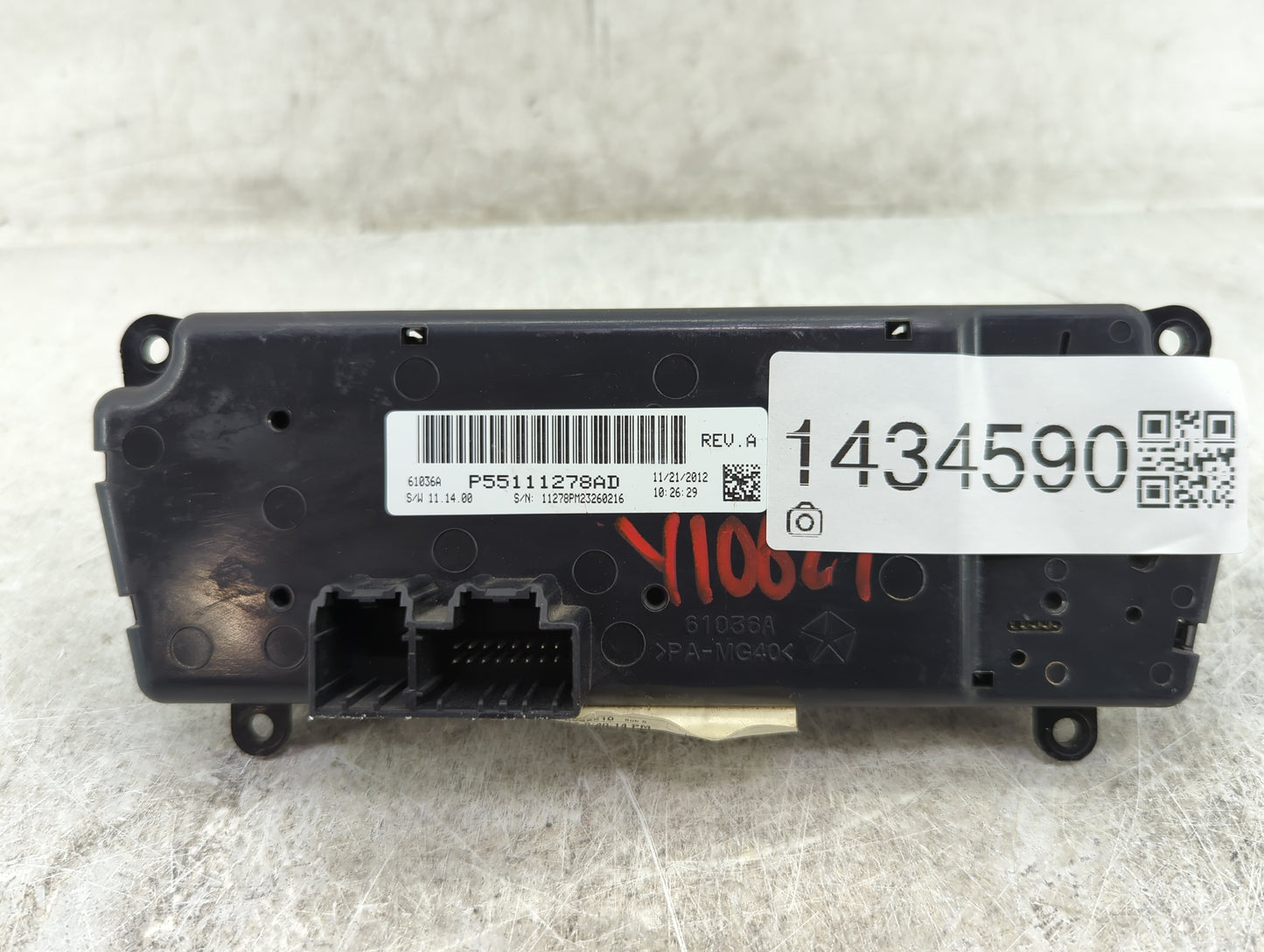 2013 Jeep Compass Climate Control Module Temperature AC/Heater Replacement P/N:P55111278AD Fits Fits 2011 2012 2014 2015 201