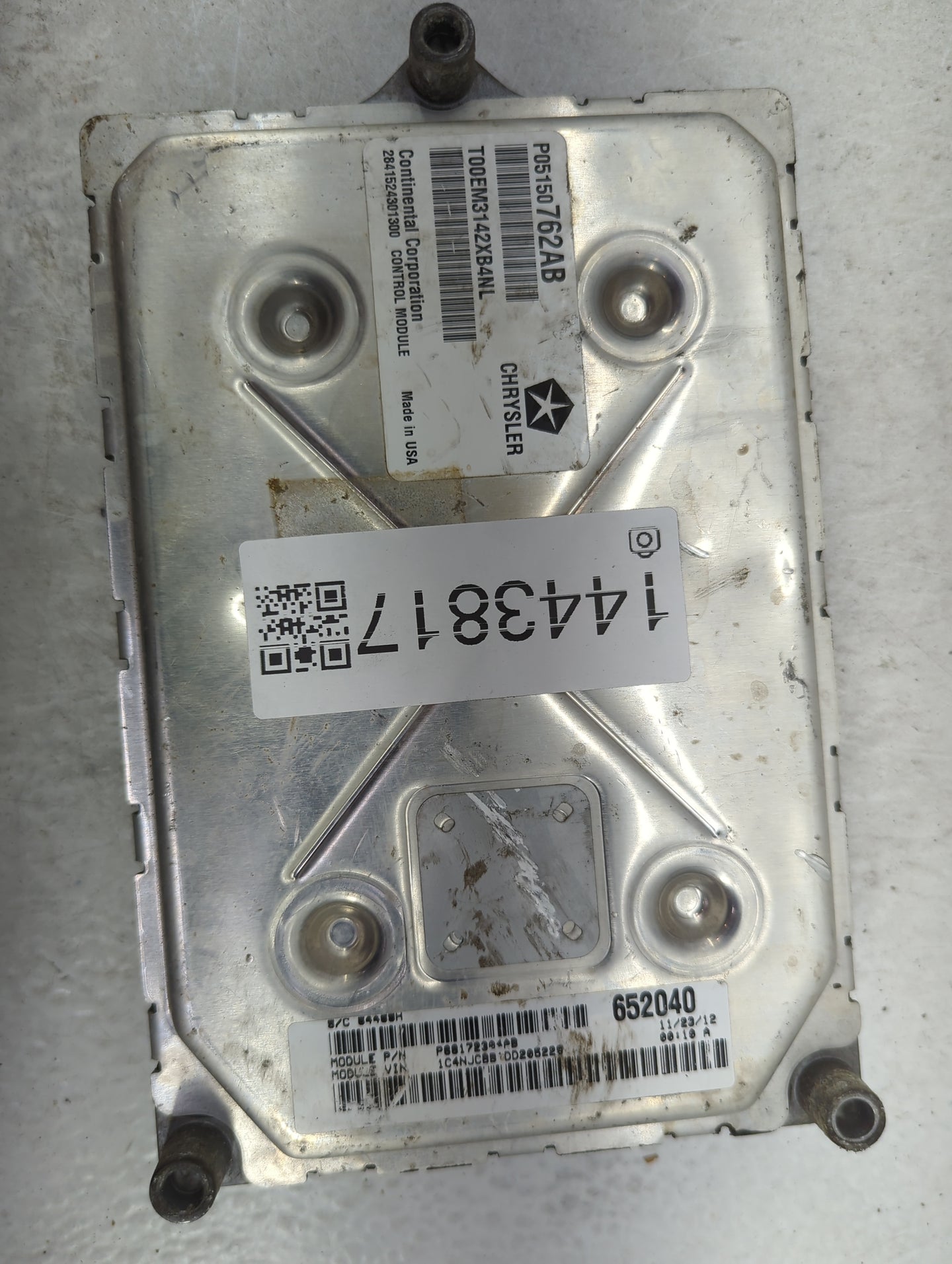 2013-2017 Jeep Compass PCM Engine Control Computer ECU ECM PCU OEM P/N:P05150762AB T00EM3142XB4NL Fits OEM Used Auto Parts -
