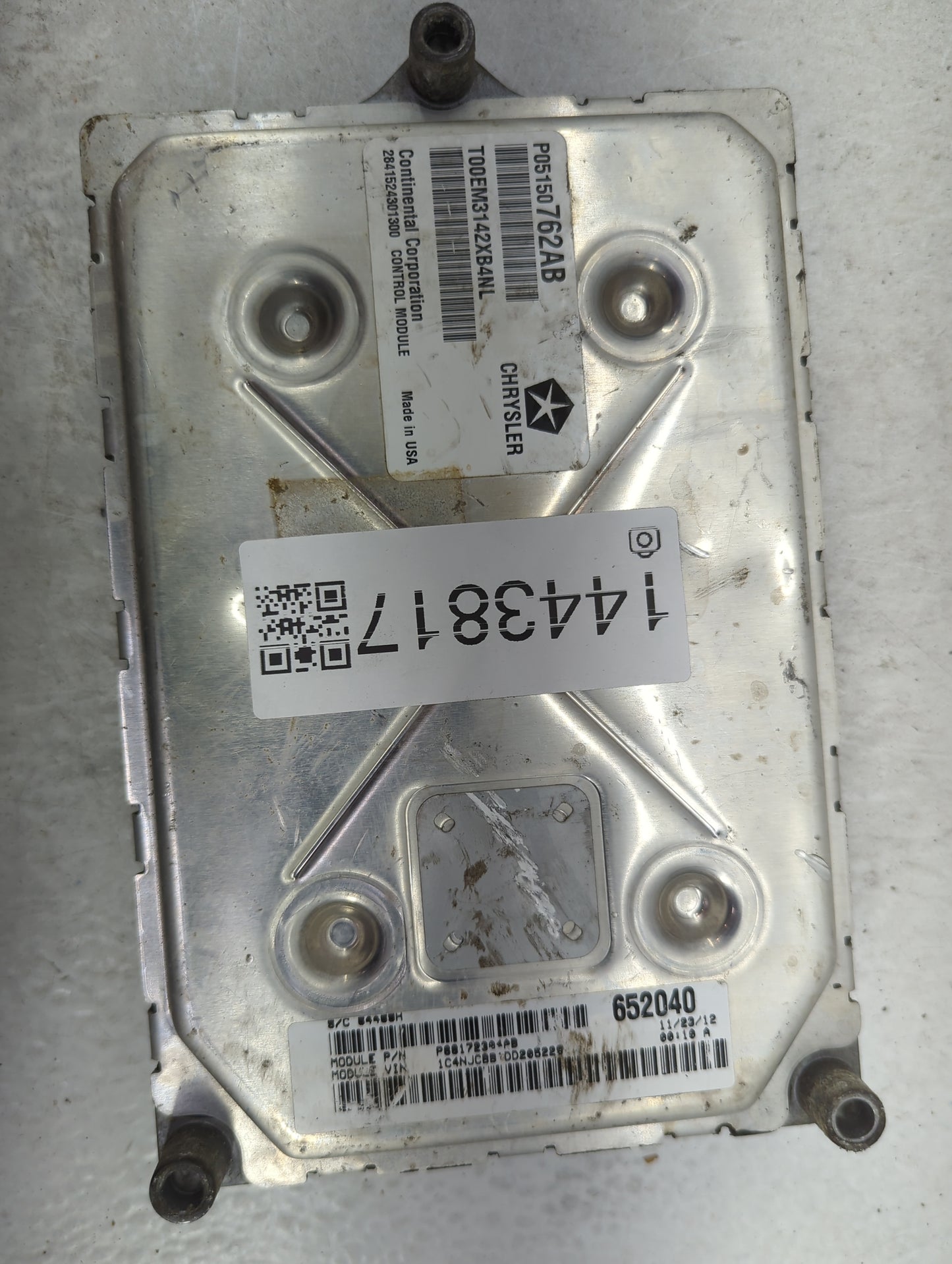 2013-2017 Jeep Compass PCM Engine Control Computer ECU ECM PCU OEM P/N:P05150762AB T00EM3142XB4NL Fits OEM Used Auto Parts -
