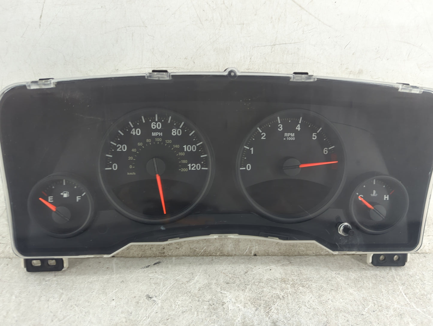 2013 Jeep Compass Instrument Cluster Speedometer Gauges P/N:68080403AF 5574650, CR-0035-510-M0-CO Miles: Fits OEM Used Auto 