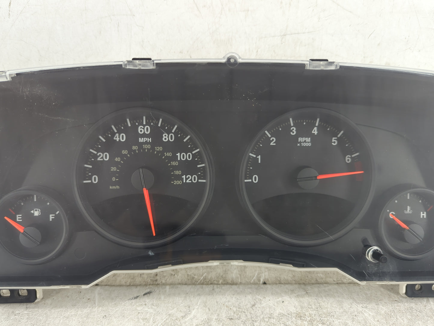 2013 Jeep Compass Instrument Cluster Speedometer Gauges P/N:68080403AF 5574650, CR-0035-510-M0-CO Miles: Fits OEM Used Auto 