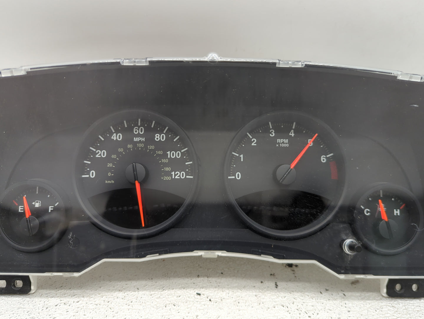 2013 Jeep Compass Instrument Cluster Speedometer Gauges P/N:68080402AF 5966610 Miles: Fits OEM Used Auto Parts - Oemusedauto