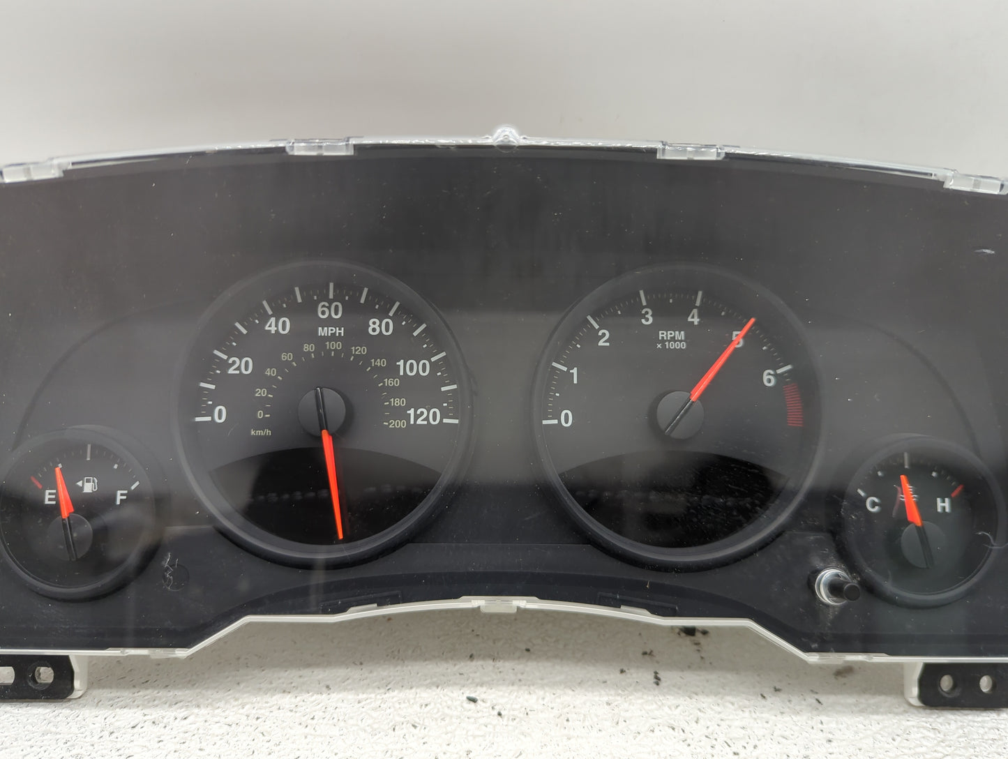 2013 Jeep Compass Instrument Cluster Speedometer Gauges P/N:68080402AF 5966610 Miles: Fits OEM Used Auto Parts - Oemusedauto