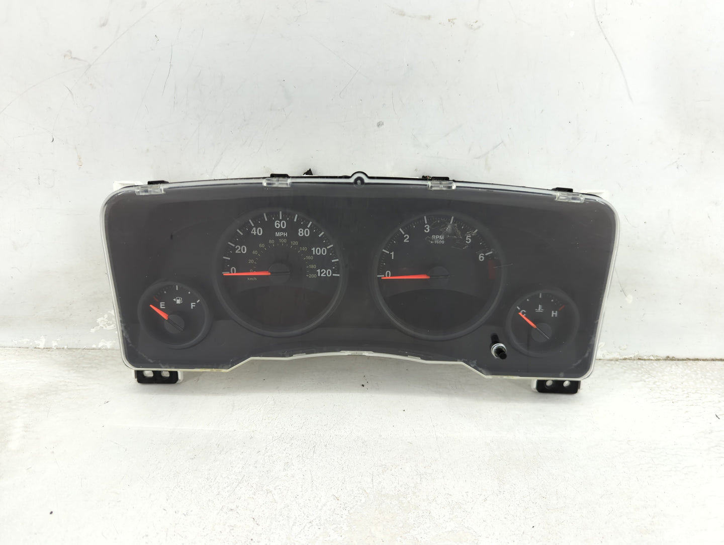2013 Jeep Compass Instrument Cluster Speedometer Gauges P/N:68080402AF 6990660, P68080402AF Miles: Fits OEM Used Auto Parts 