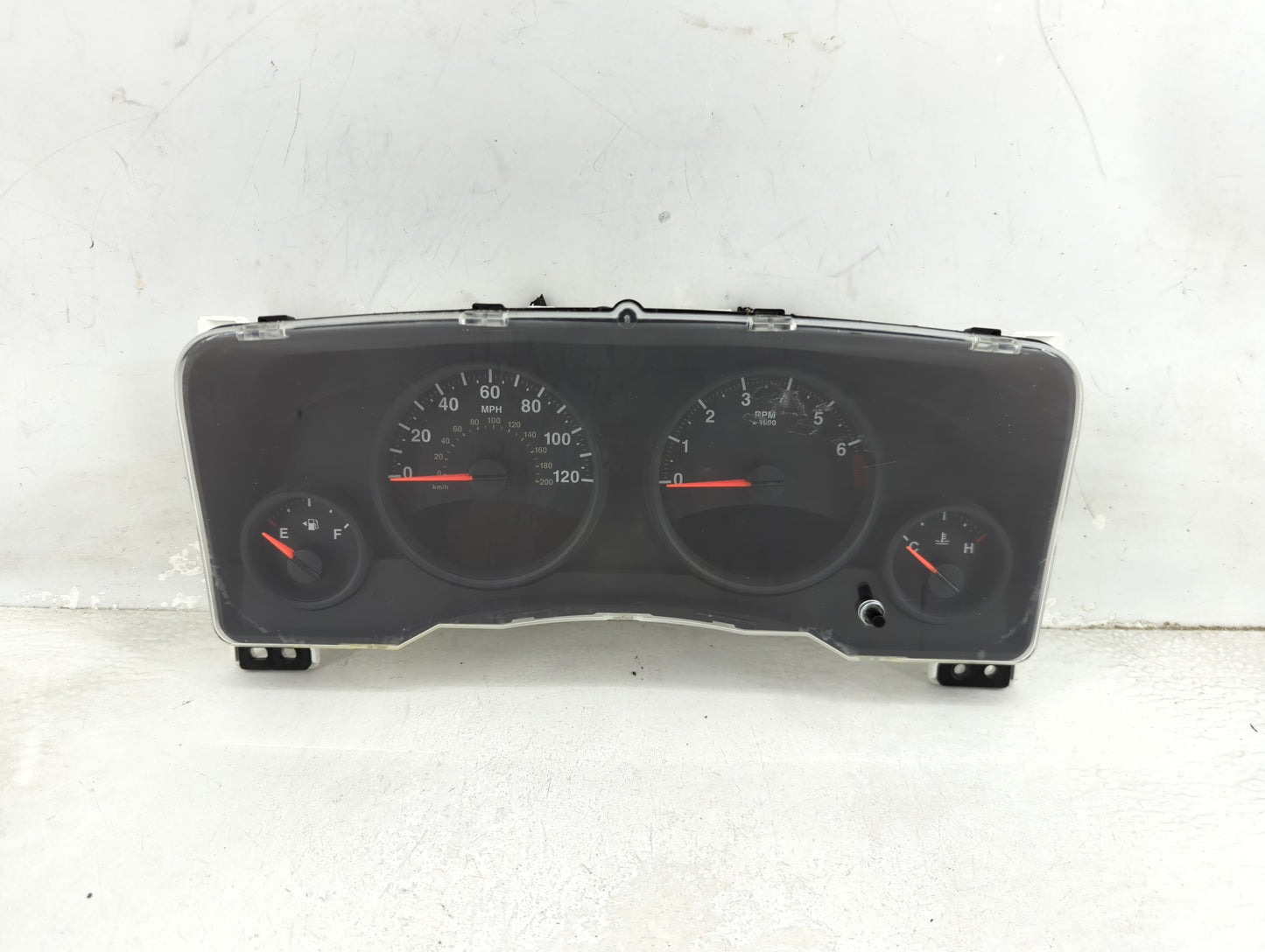 2013 Jeep Compass Instrument Cluster Speedometer Gauges P/N:68080402AF 6990660, P68080402AF Miles: Fits OEM Used Auto Parts 