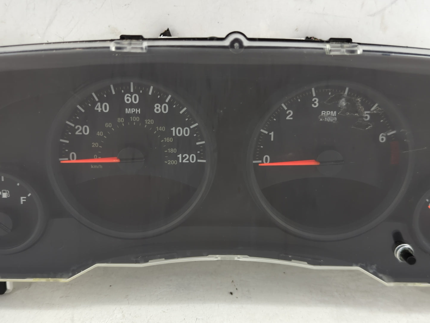 2013 Jeep Compass Instrument Cluster Speedometer Gauges P/N:68080402AF 6990660, P68080402AF Miles: Fits OEM Used Auto Parts 