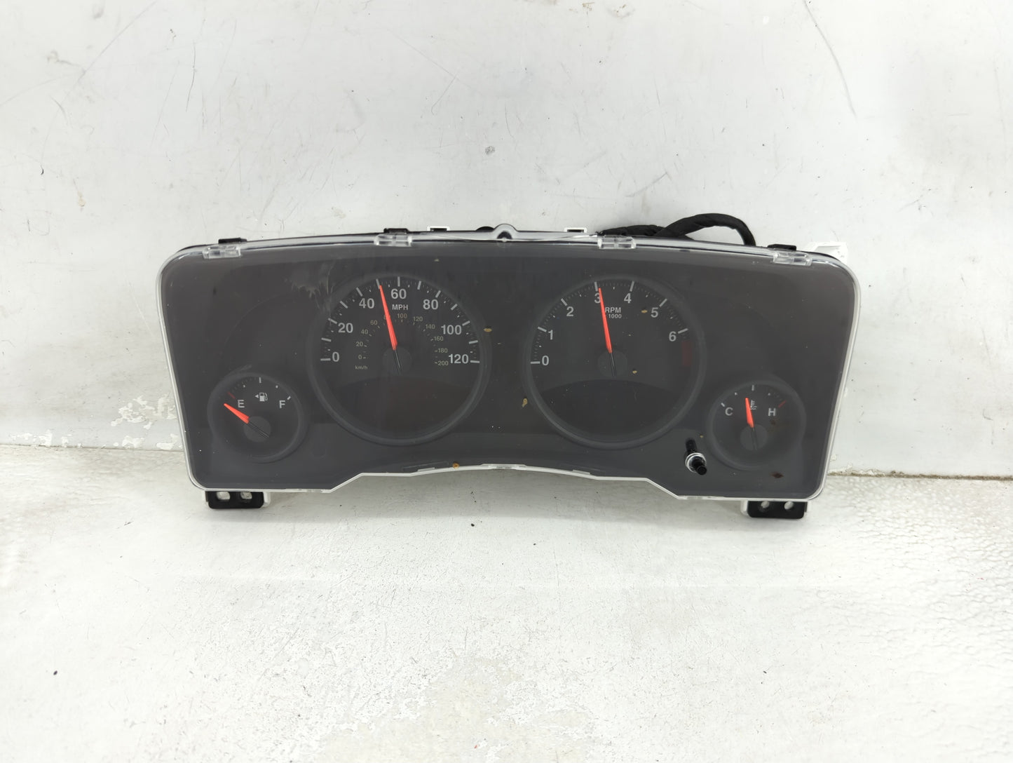 2013 Jeep Compass Instrument Cluster Speedometer Gauges P/N:68080402AF 5966610 Miles: Fits OEM Used Auto Parts - Oemusedauto