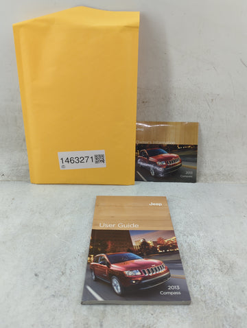2013 Jeep Compass Owners Manual Book Guide P/N:13MK49-926-AA OEM Used Auto Parts