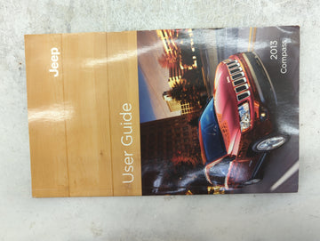 2013 Jeep Compass Owners Manual Book Guide P/N:13MK49-926-AA OEM Used Auto Parts - Oemusedautoparts1.com