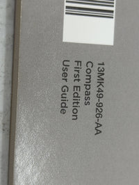 2013 Jeep Compass Owners Manual Book Guide P/N:13MK49-926-AA OEM Used Auto Parts - Oemusedautoparts1.com