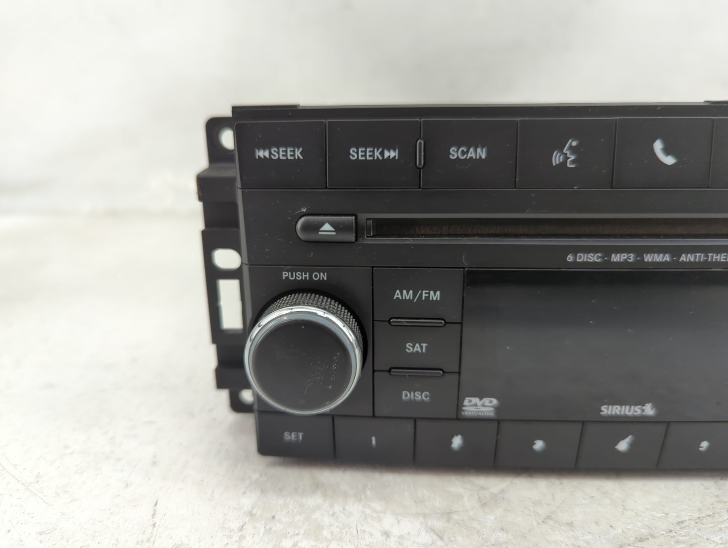 2013 Jeep Compass Radio AM FM Cd Player Receiver Replacement P/N:05064949AH Fits Fits 2014 2015 2016 2017 OEM Used Auto Part