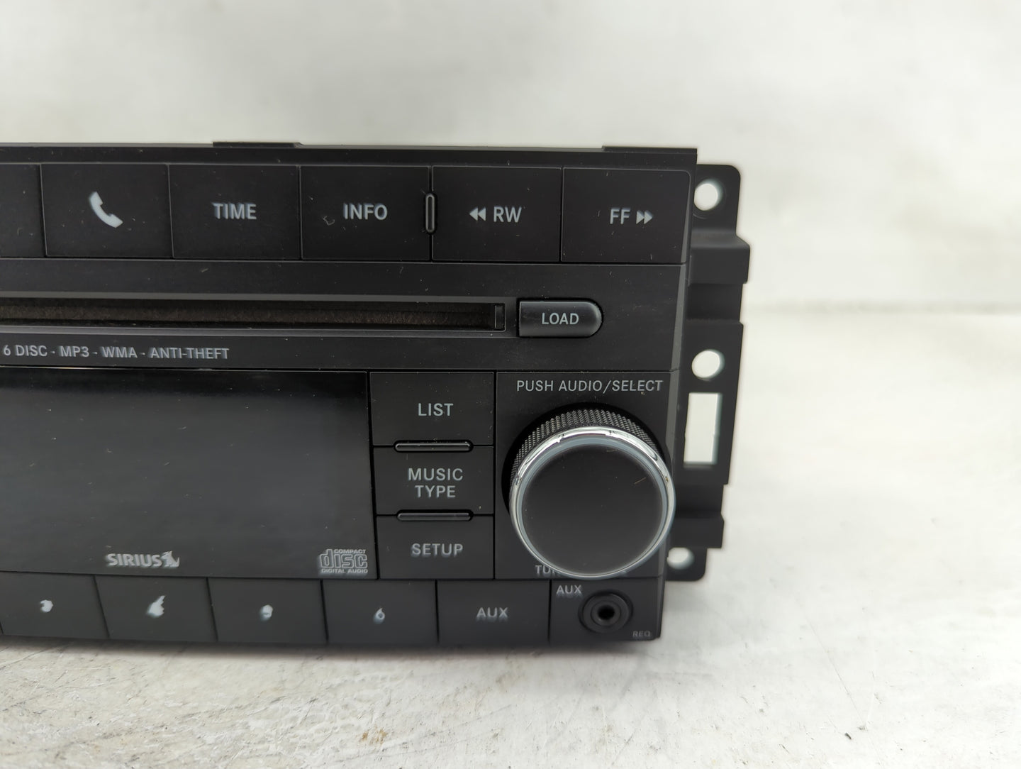 2013 Jeep Compass Radio AM FM Cd Player Receiver Replacement P/N:05064949AH Fits Fits 2014 2015 2016 2017 OEM Used Auto Part