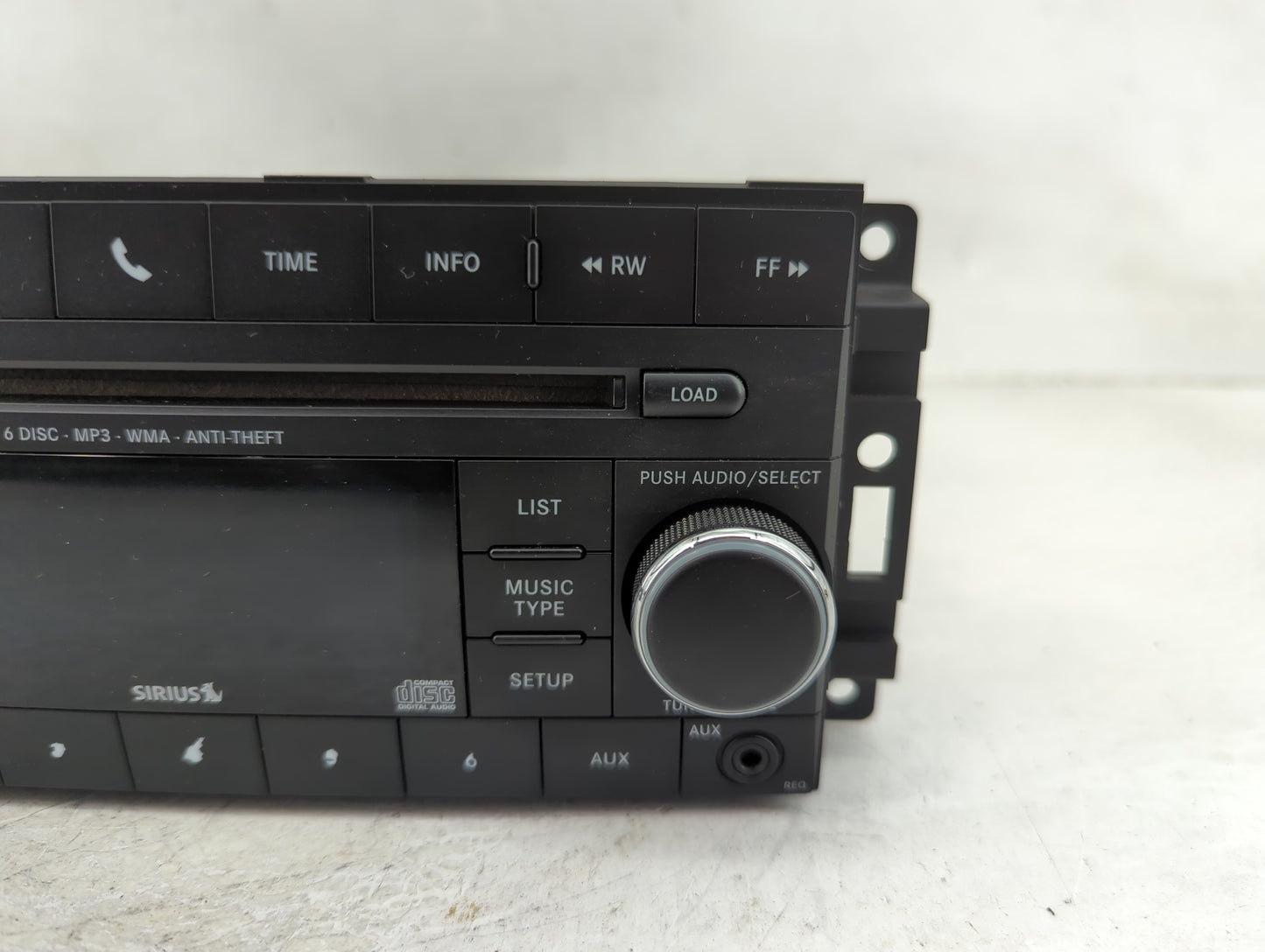 2013 Jeep Compass Radio AM FM Cd Player Receiver Replacement P/N:05064949AH Fits Fits 2014 2015 2016 2017 OEM Used Auto Part