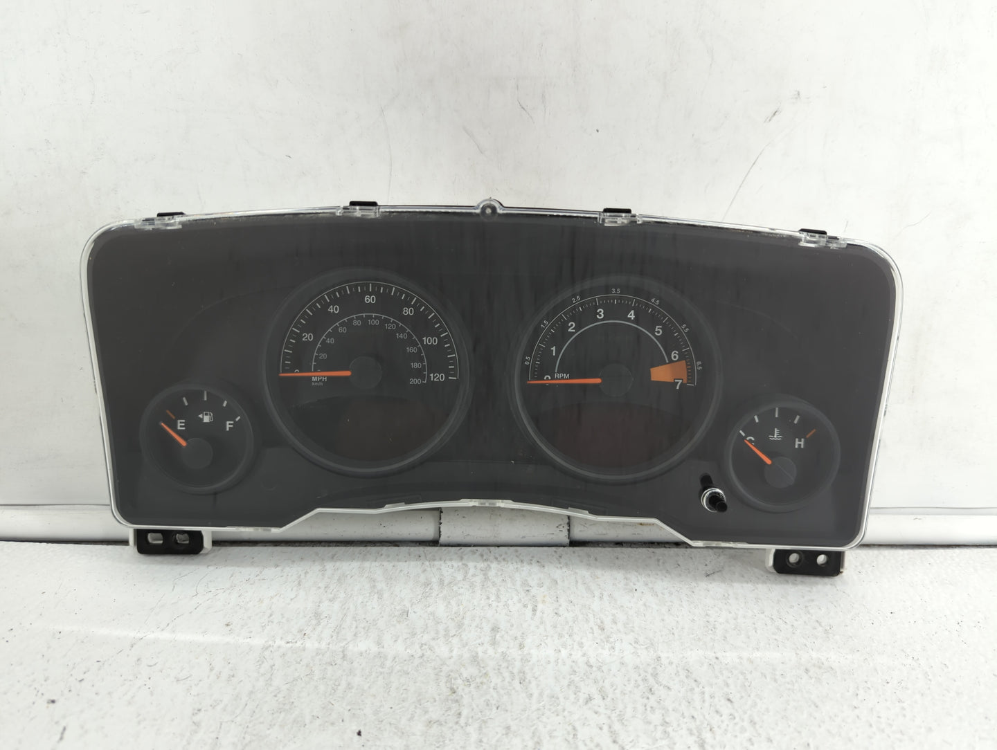 2013 Jeep Compass Instrument Cluster Speedometer Gauges P/N:56054258AE P68080402AF, 56054258AD Fits OEM Used Auto Parts - Oe