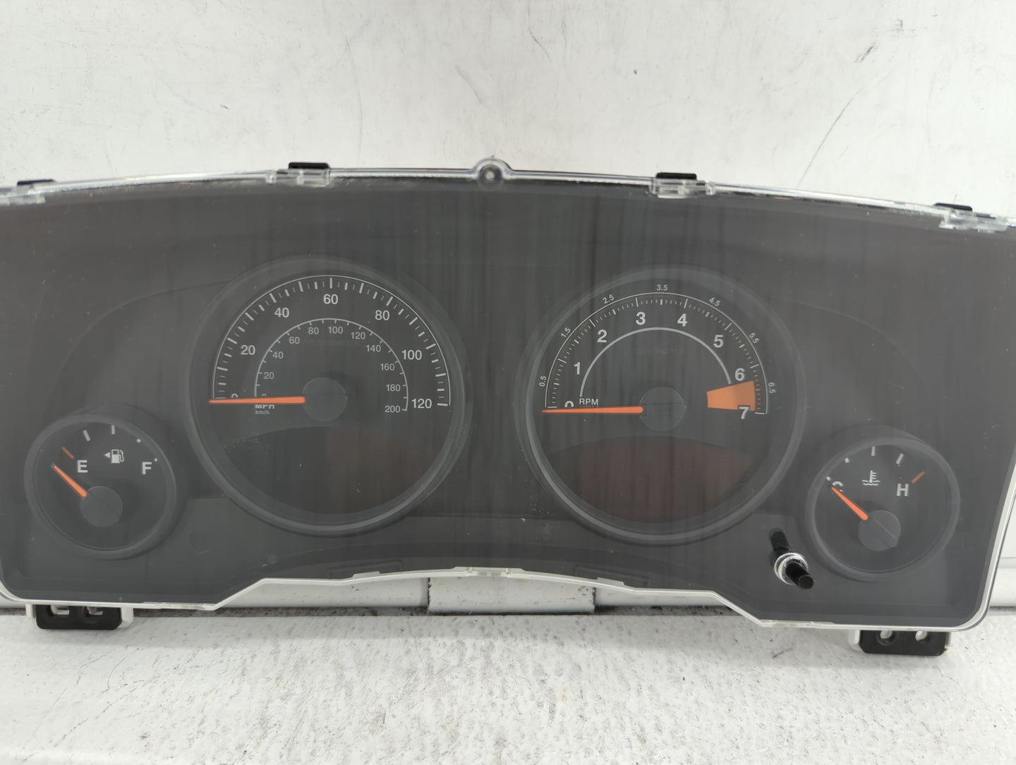 2013 Jeep Compass Instrument Cluster Speedometer Gauges P/N:56054258AE P68080402AF, 56054258AD Fits OEM Used Auto Parts - Oe