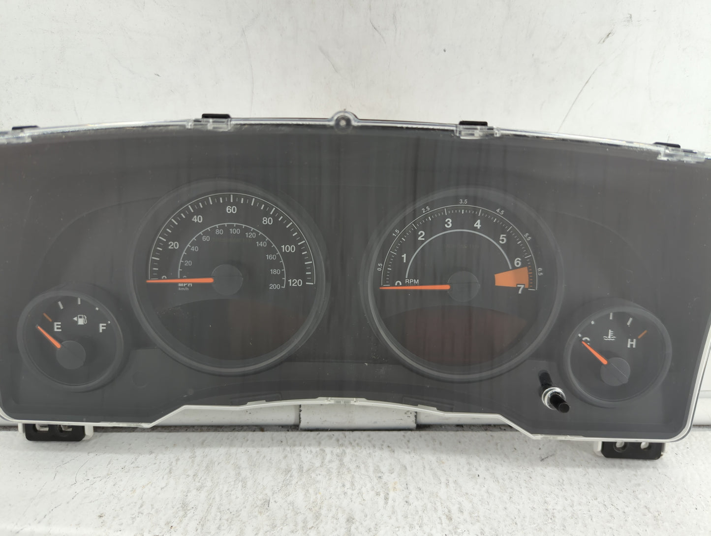 2013 Jeep Compass Instrument Cluster Speedometer Gauges P/N:56054258AE P68080402AF, 56054258AD Fits OEM Used Auto Parts - Oe