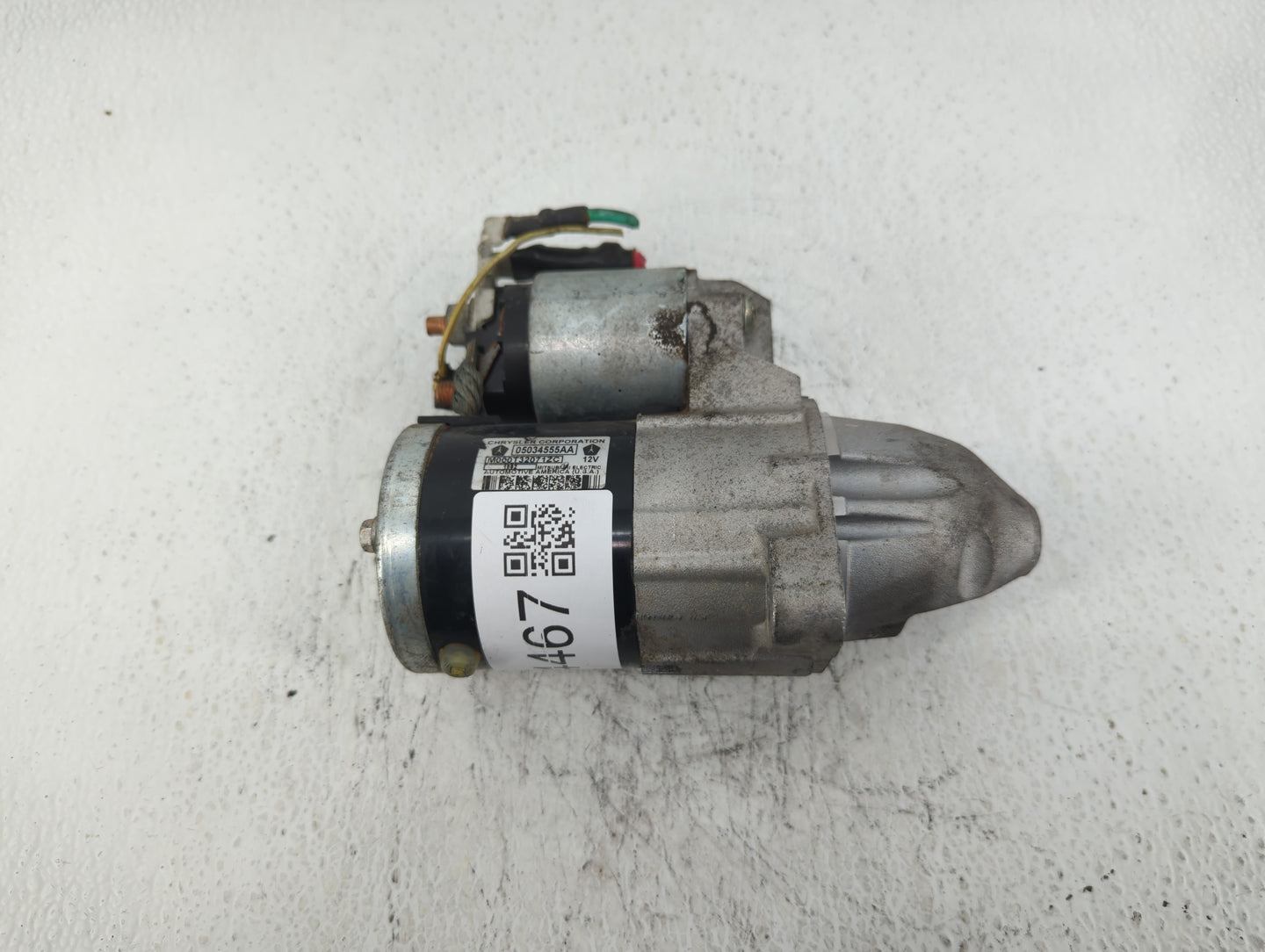 2013 Jeep Compass Car Starter Motor Solenoid OEM P/N:05034555AA M000T32071ZC Fits OEM Used Auto Parts - Oemusedautoparts1.co