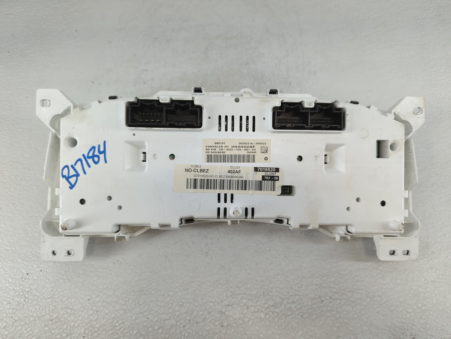 2013 Jeep Compass Instrument Cluster Speedometer Gauges P/N:00392214-000028 68080402AF Fits OEM Used Auto Parts - Oemusedaut