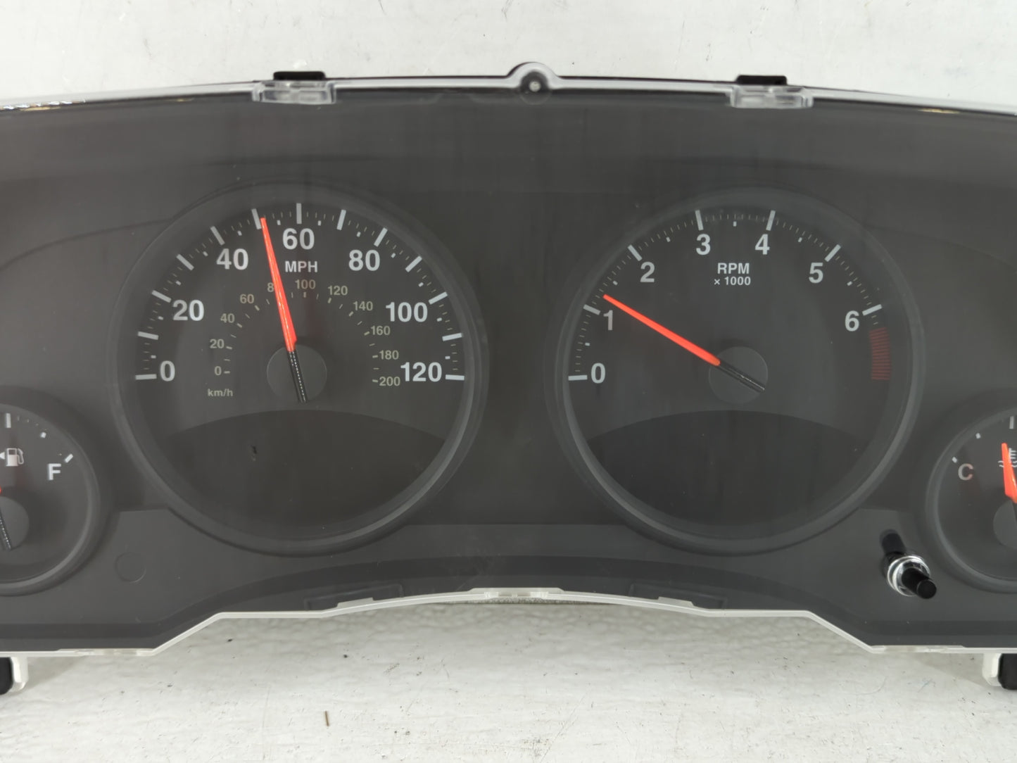 2011-2013 Jeep Compass Instrument Cluster Speedometer Gauges P/N:68080402AF Fits Fits 2011 2012 2013 OEM Used Auto Parts - O