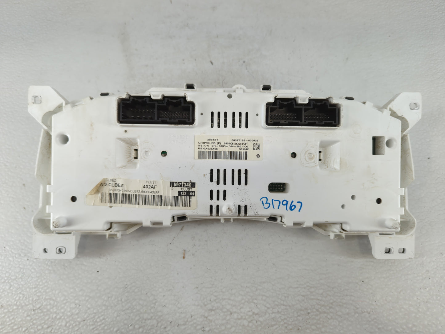 2011-2013 Jeep Compass Instrument Cluster Speedometer Gauges P/N:68080402AF Fits Fits 2011 2012 2013 OEM Used Auto Parts - O