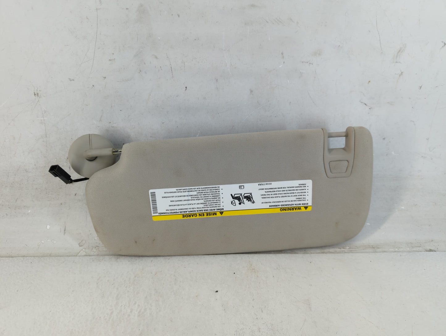 2011-2013 Jeep Grand Cherokee Sun Visor Shade Replacement Passenger Right Mirror Fits OEM Used Auto Parts - Oemusedautoparts