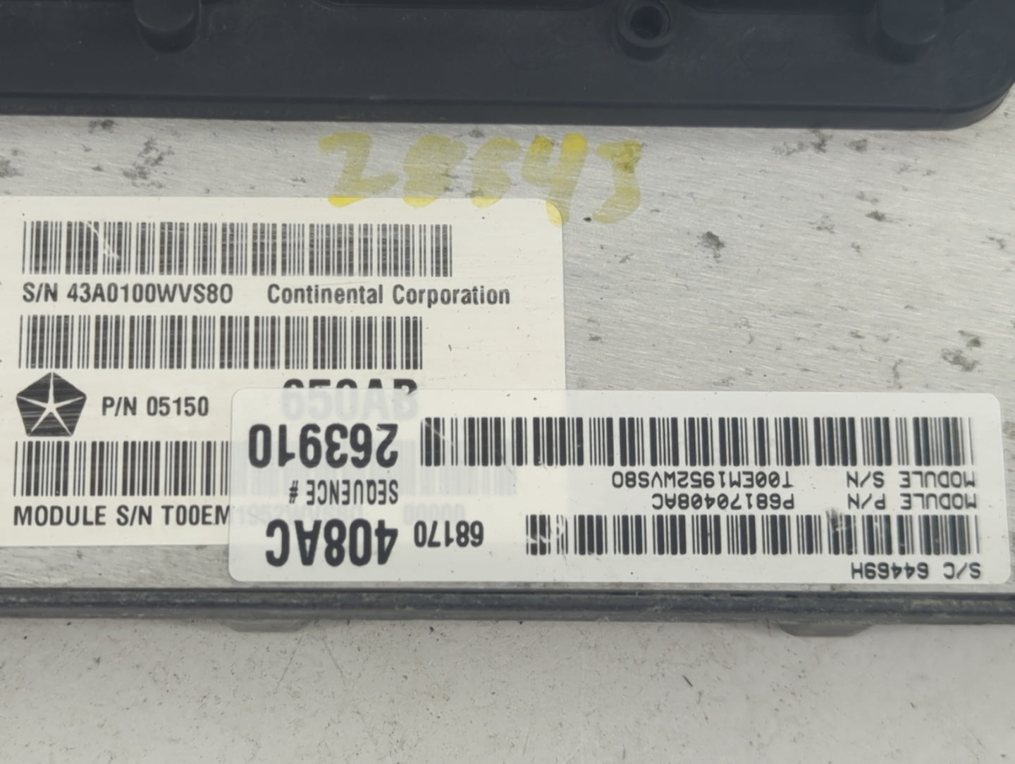 2012-2013 Jeep Grand Cherokee PCM Engine Control Computer ECU ECM PCU OEM Fits Fits 2012 2013 OEM Used Auto Parts - Oemuseda
