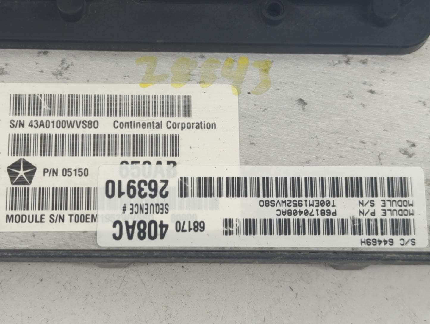 2012-2013 Jeep Grand Cherokee PCM Engine Control Computer ECU ECM PCU OEM Fits Fits 2012 2013 OEM Used Auto Parts - Oemuseda