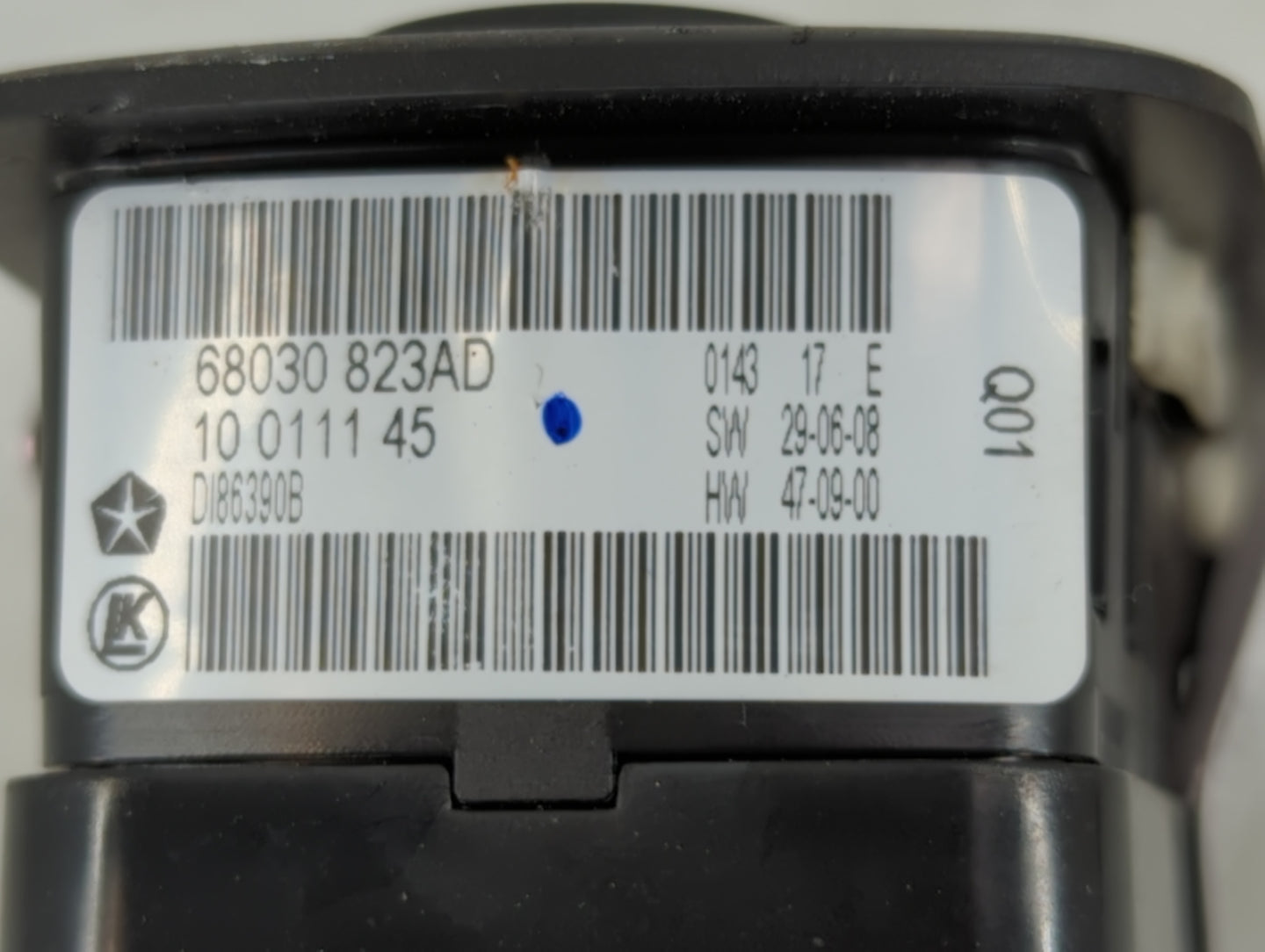 2006-2014 Jeep Grand Cherokee Master Power Window Switch Replacement Driver Side Left P/N:68030 823AD Fits OEM Used Auto Par