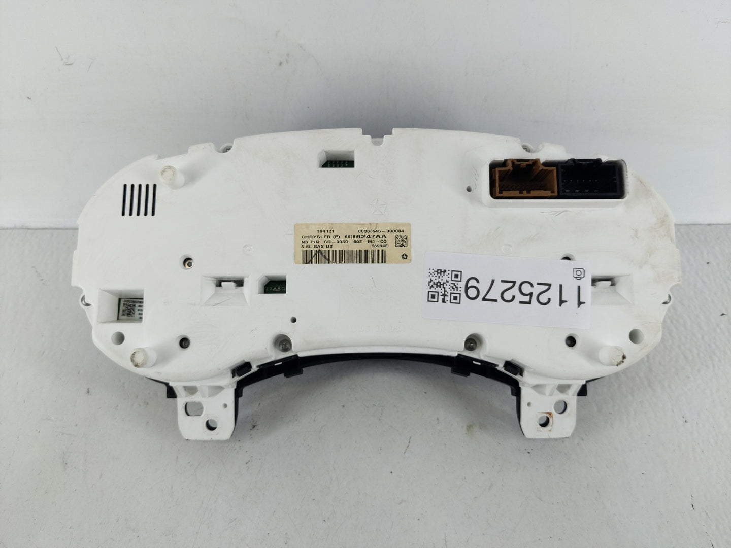 2013 Jeep Grand Cherokee Instrument Cluster Speedometer Gauges P/N:68186247AA Fits OEM Used Auto Parts - Oemusedautoparts1.c