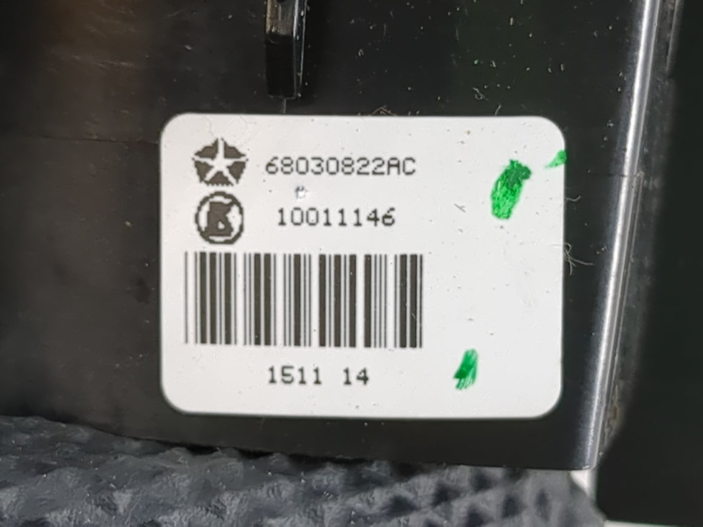 2011-2013 Jeep Grand Cherokee Master Power Window Switch Replacement Driver Side Left P/N:68030822AC Fits Fits 2011 2012 201