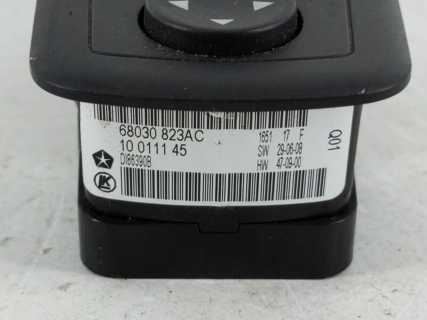2011-2013 Jeep Grand Cherokee Master Power Window Switch Replacement Driver Side Left P/N:68030 823AC Fits Fits 2011 2012 20