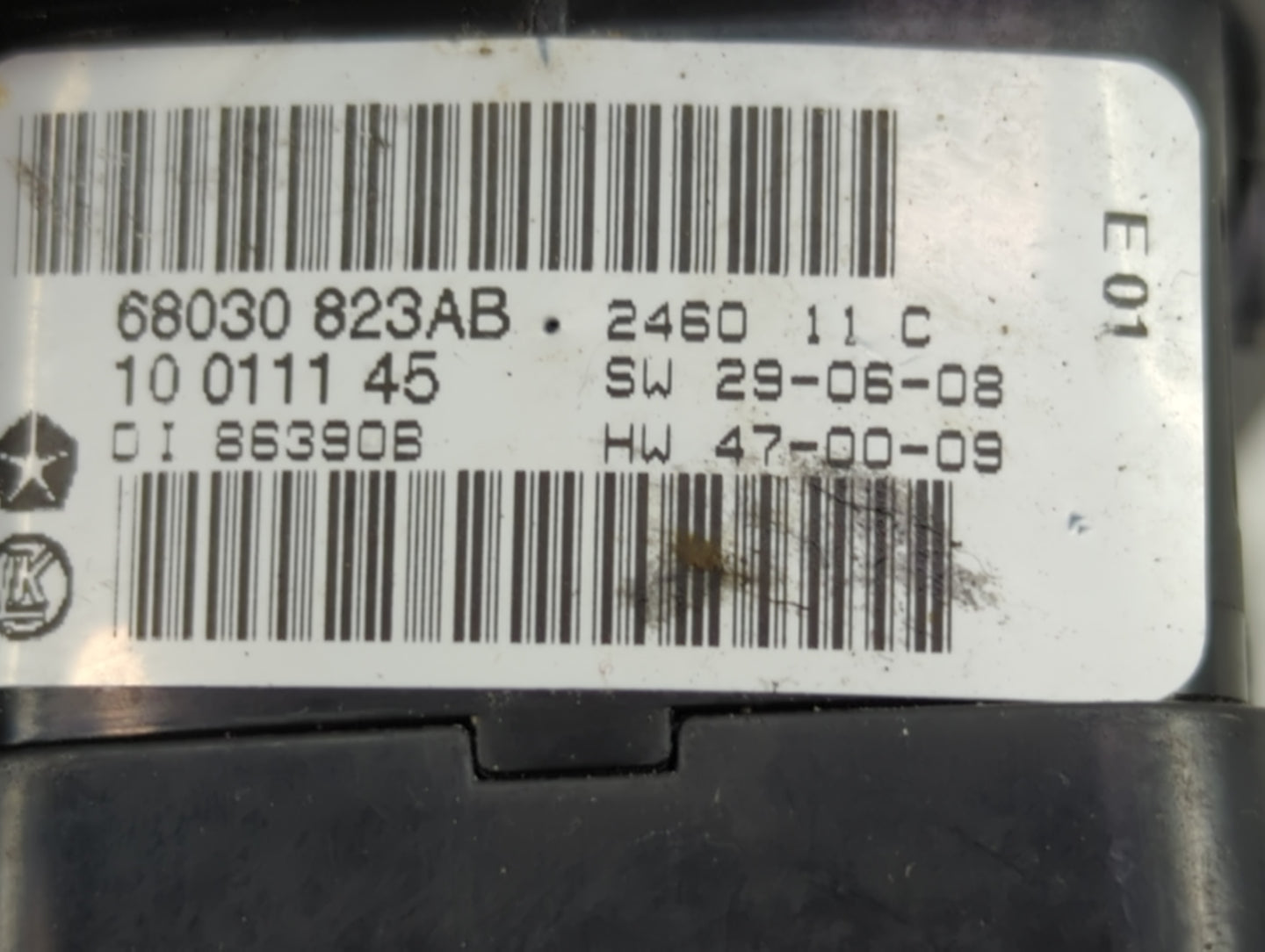 2011-2013 Jeep Grand Cherokee Master Power Window Switch Replacement Driver Side Left P/N:68030823AB Fits Fits 2011 2012 201