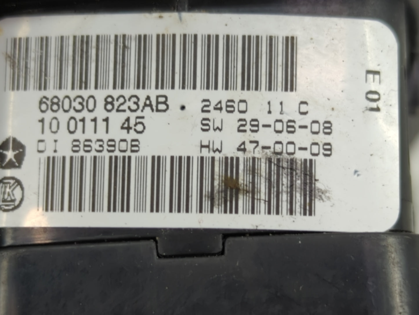 2011-2013 Jeep Grand Cherokee Master Power Window Switch Replacement Driver Side Left P/N:68030823AB Fits Fits 2011 2012 201
